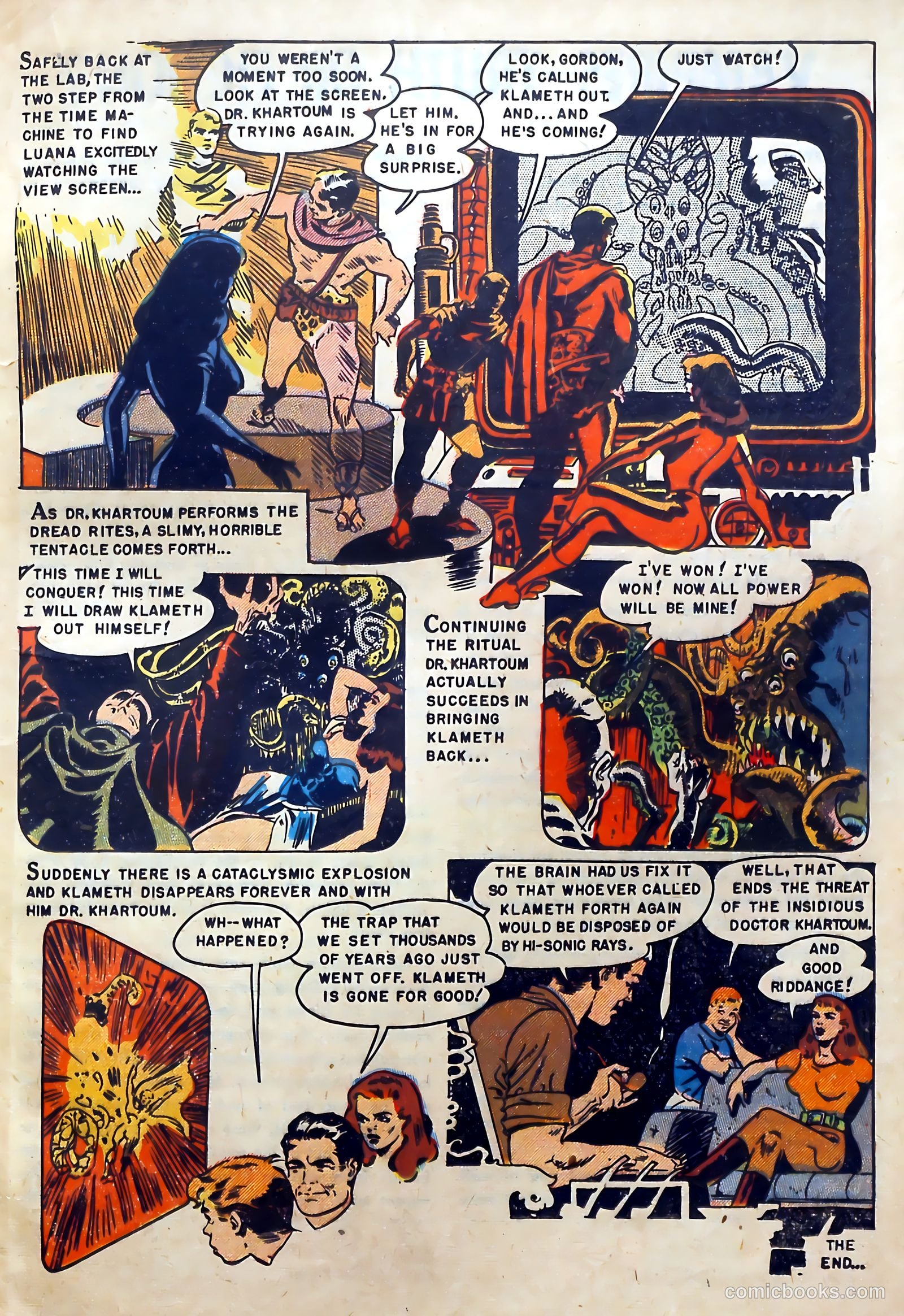Captain Science #4 (1951) — page 17 of 36