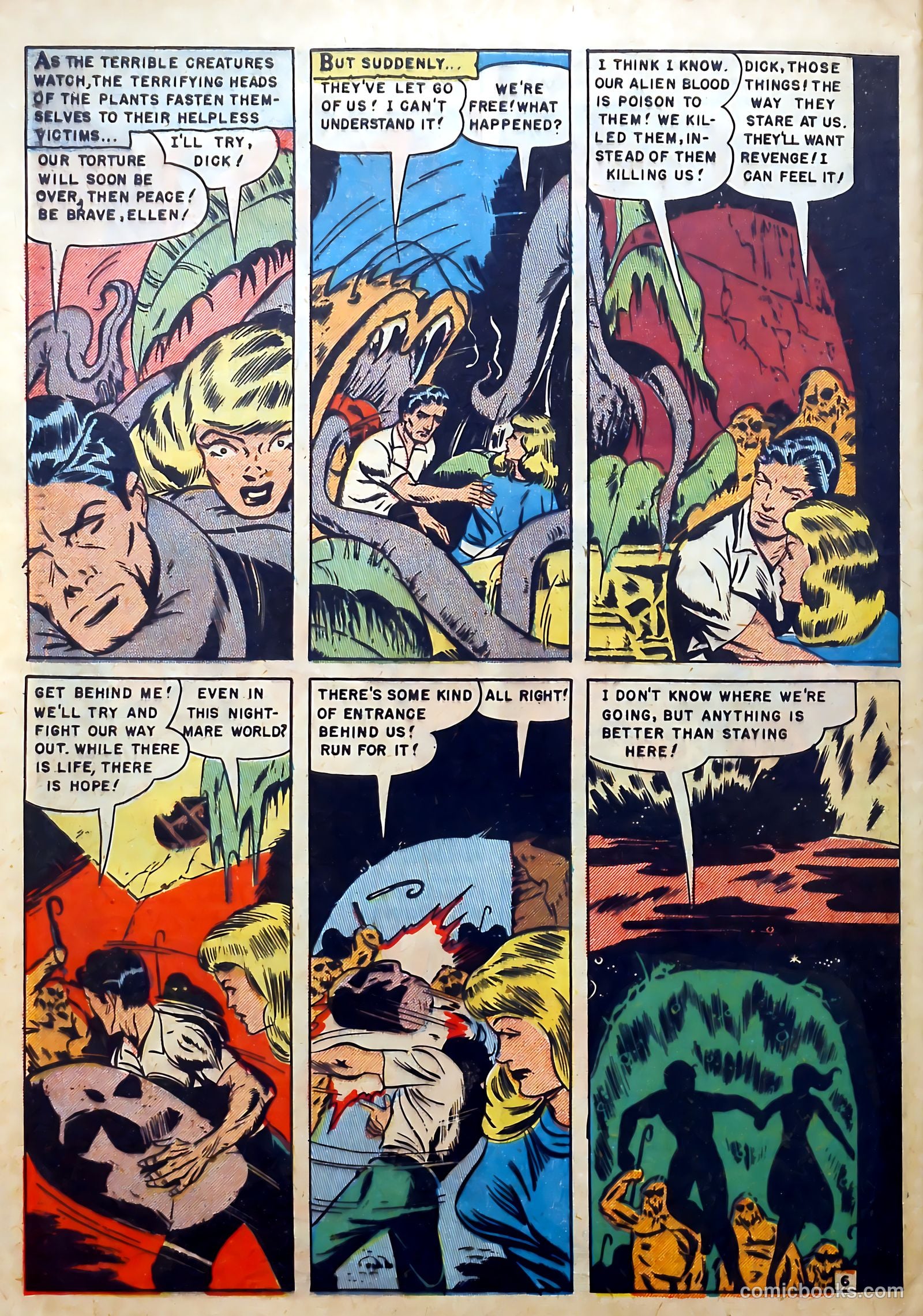 Captain Science #4 (1951) — page 32 of 36