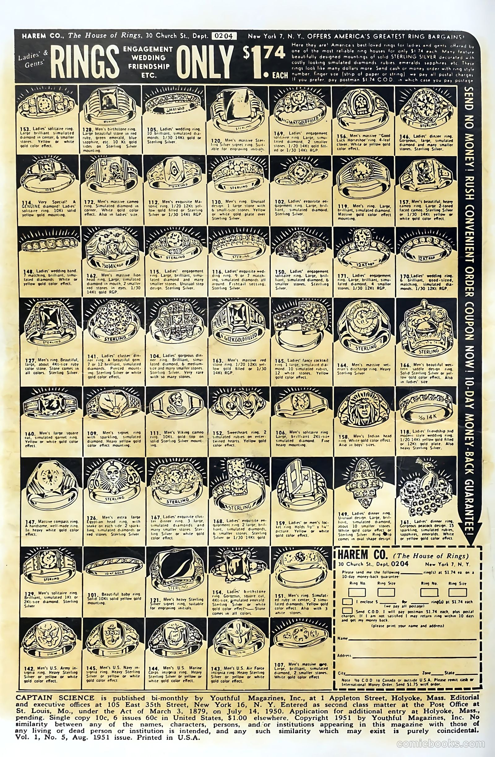 Captain Science #5 (1951) — page 2 of 36