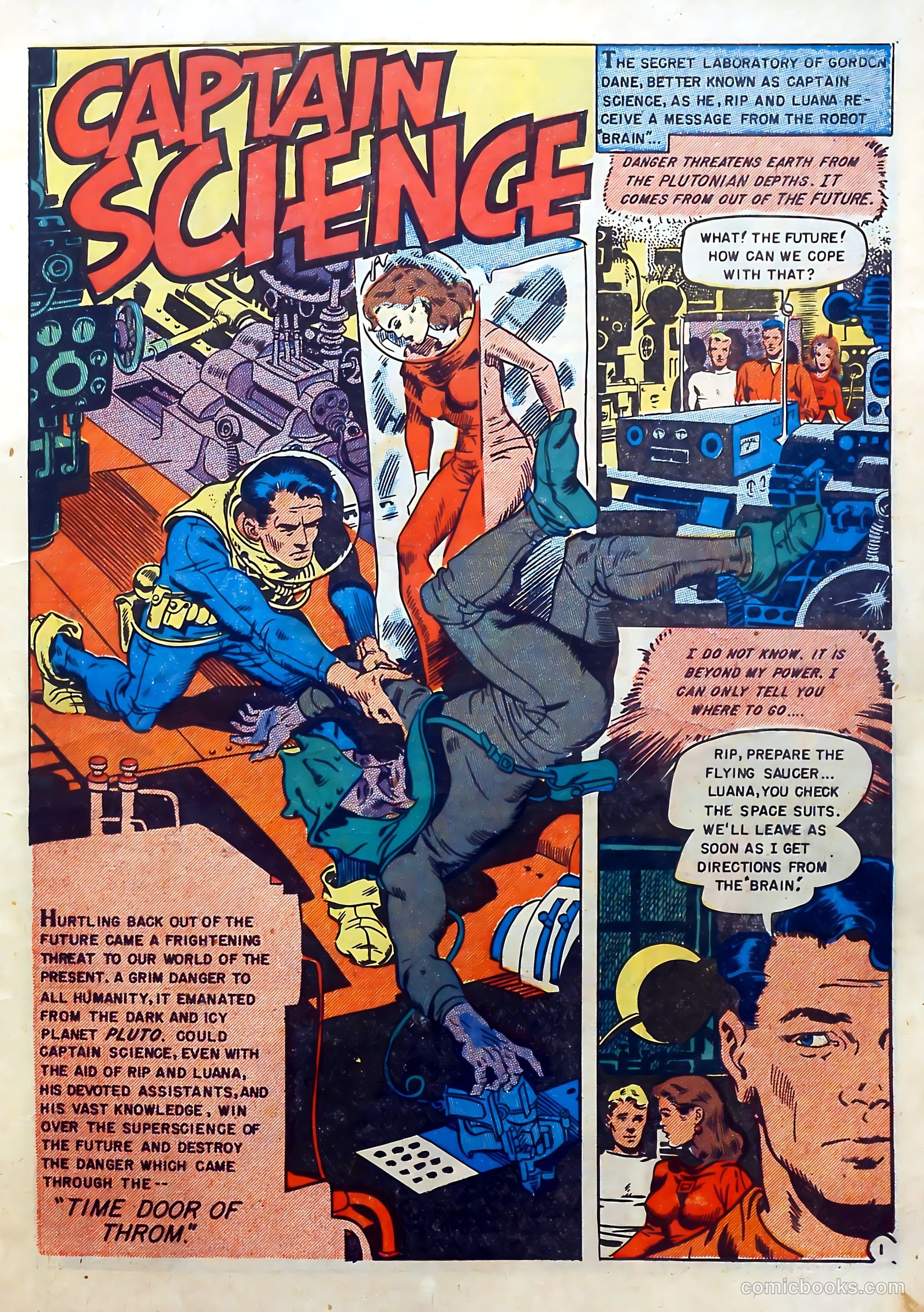 Captain Science #5 (1951) — page 3 of 36