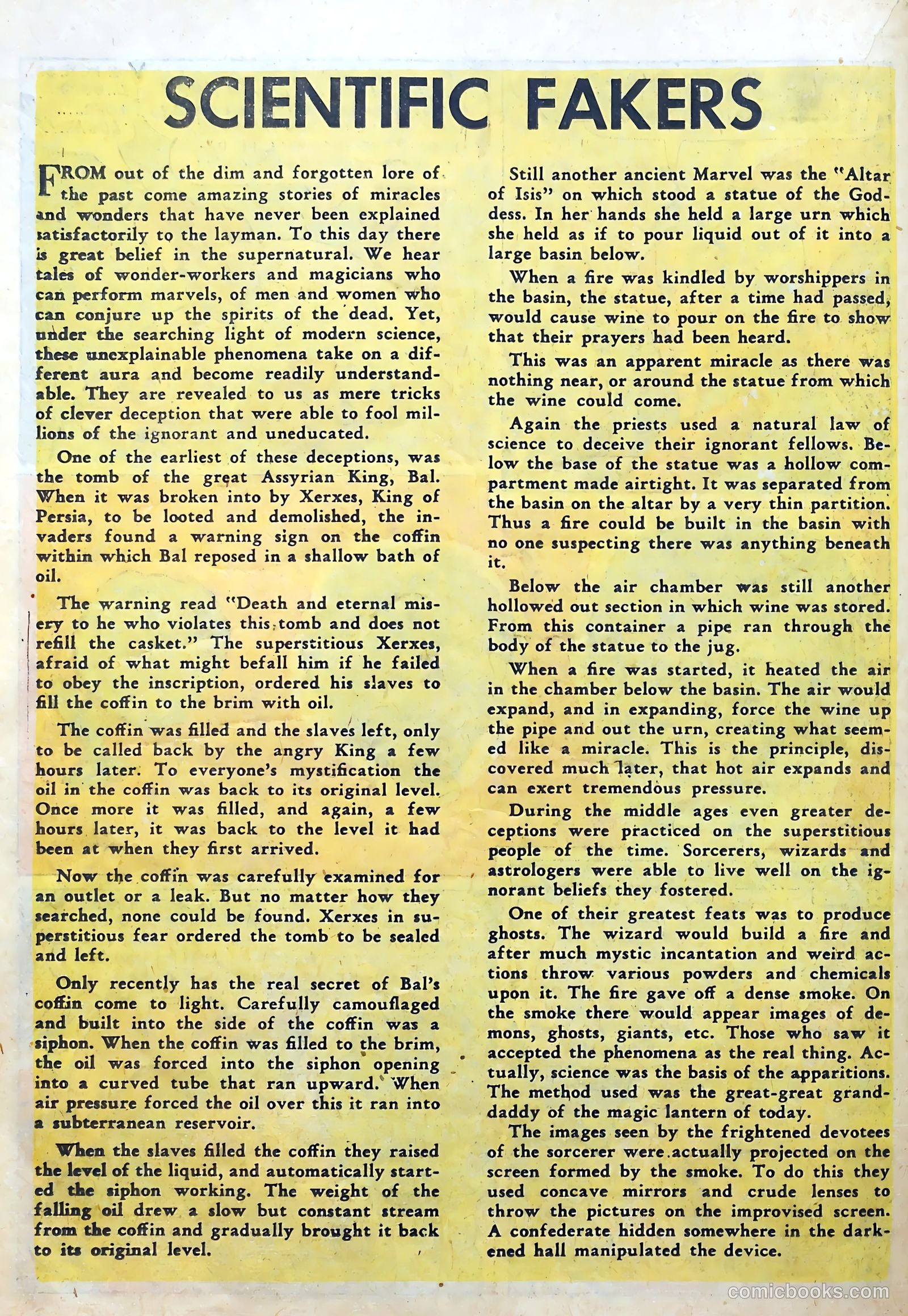 Captain Science #5 (1951) — page 18 of 36