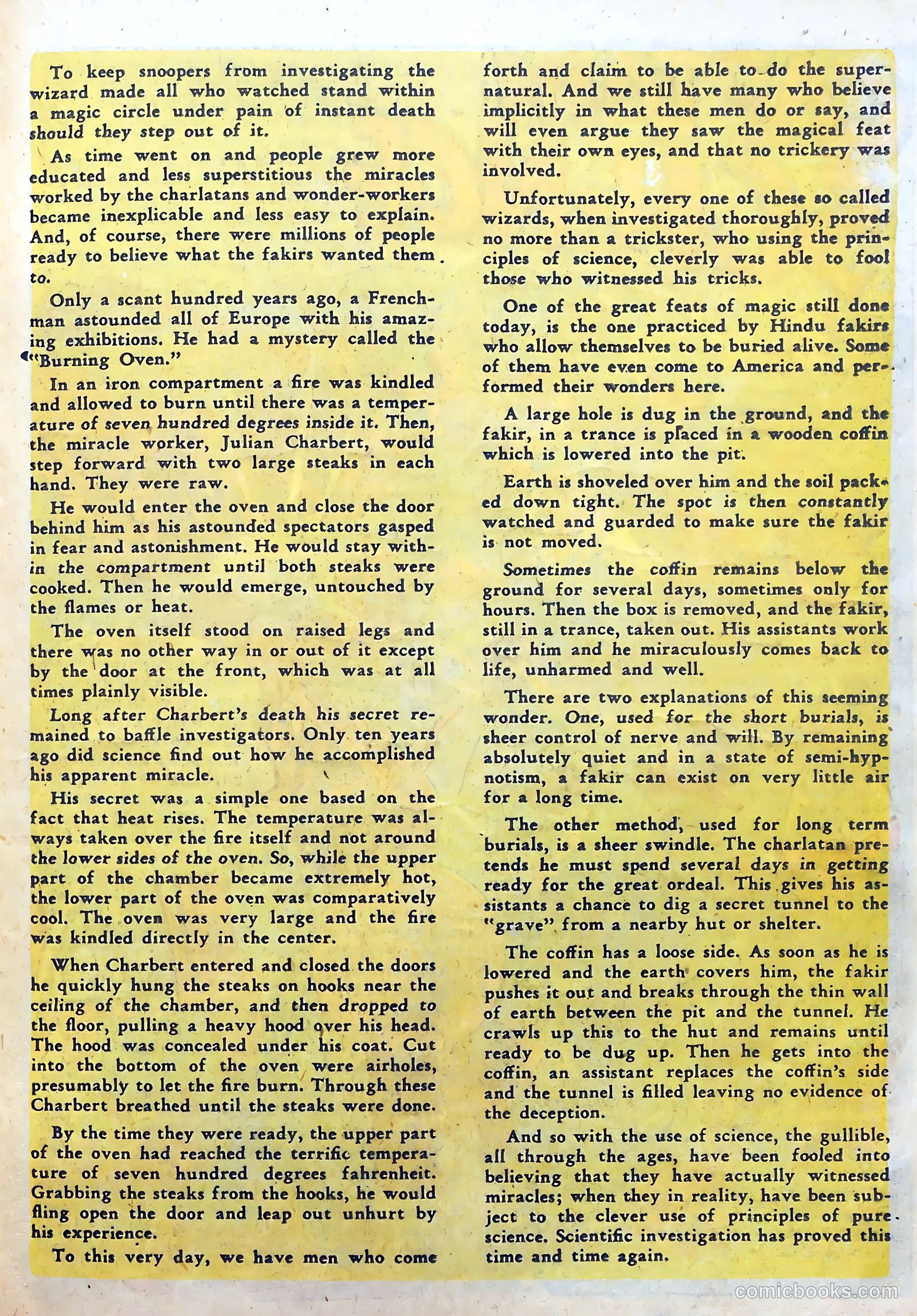 Captain Science #5 (1951) — page 19 of 36