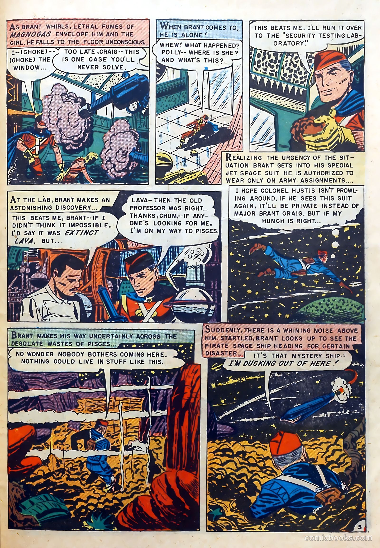 Captain Science #5 (1951) — page 31 of 36