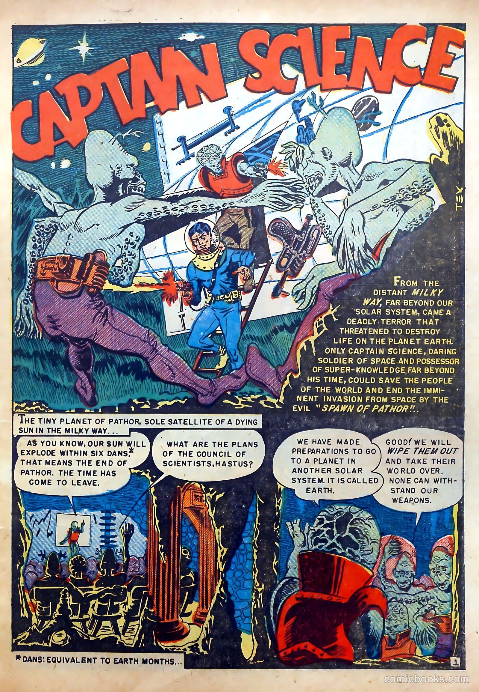 Captain Science #6 (1951) — page 3 of 36