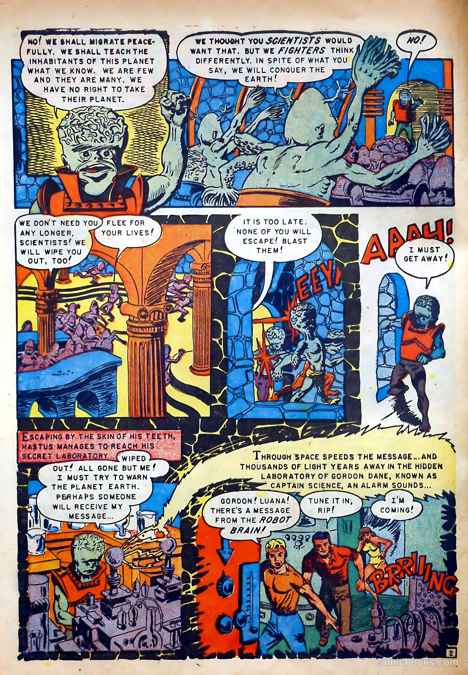 Captain Science #6 (1951) — page 4 of 36
