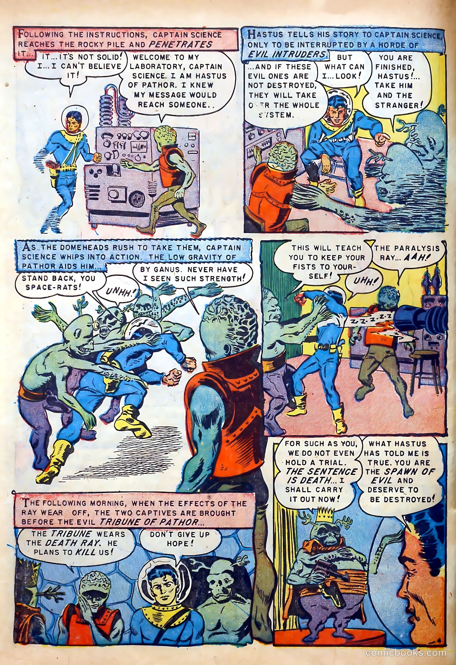 Captain Science #6 (1951) — page 6 of 36