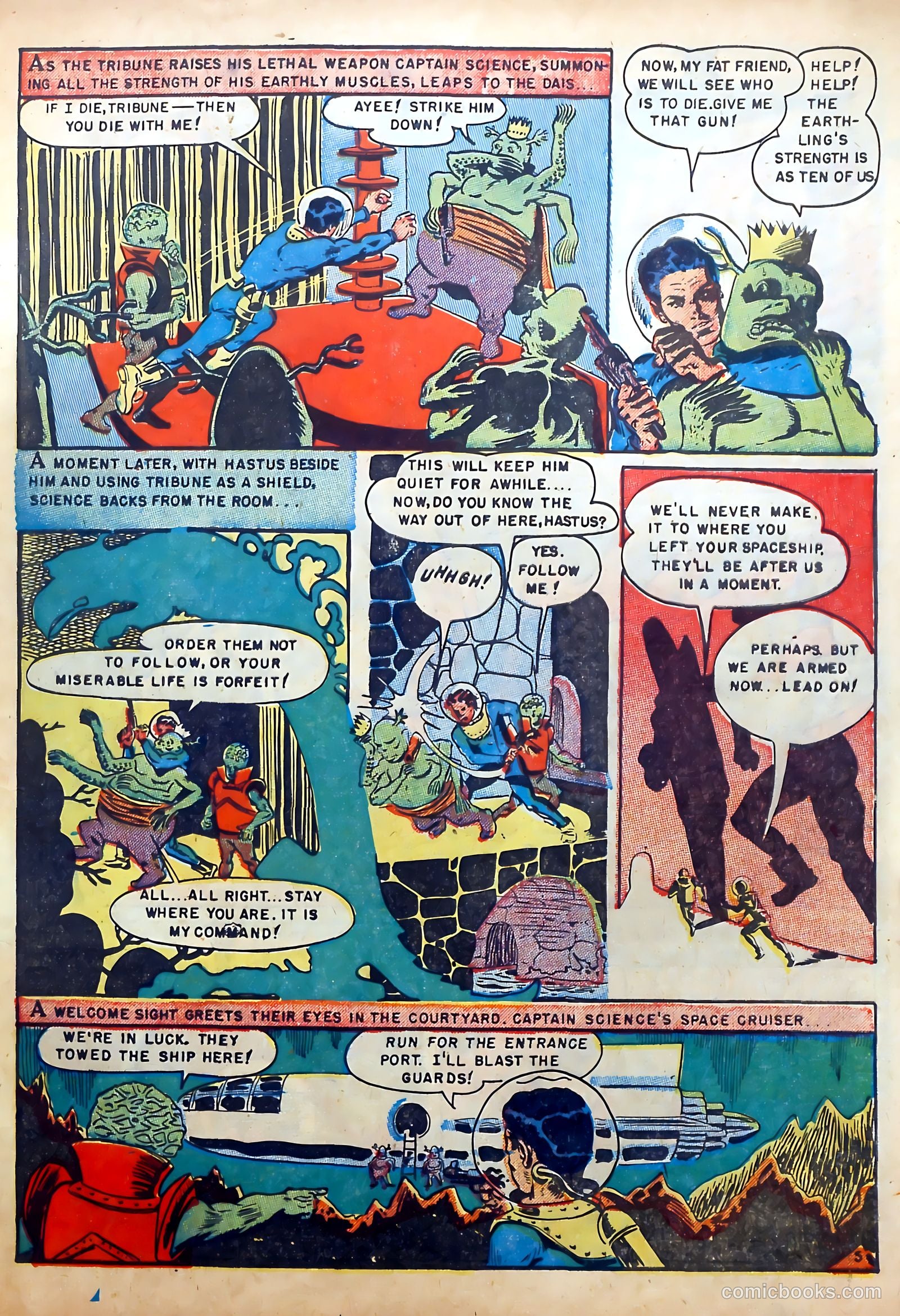 Captain Science #6 (1951) — page 7 of 36