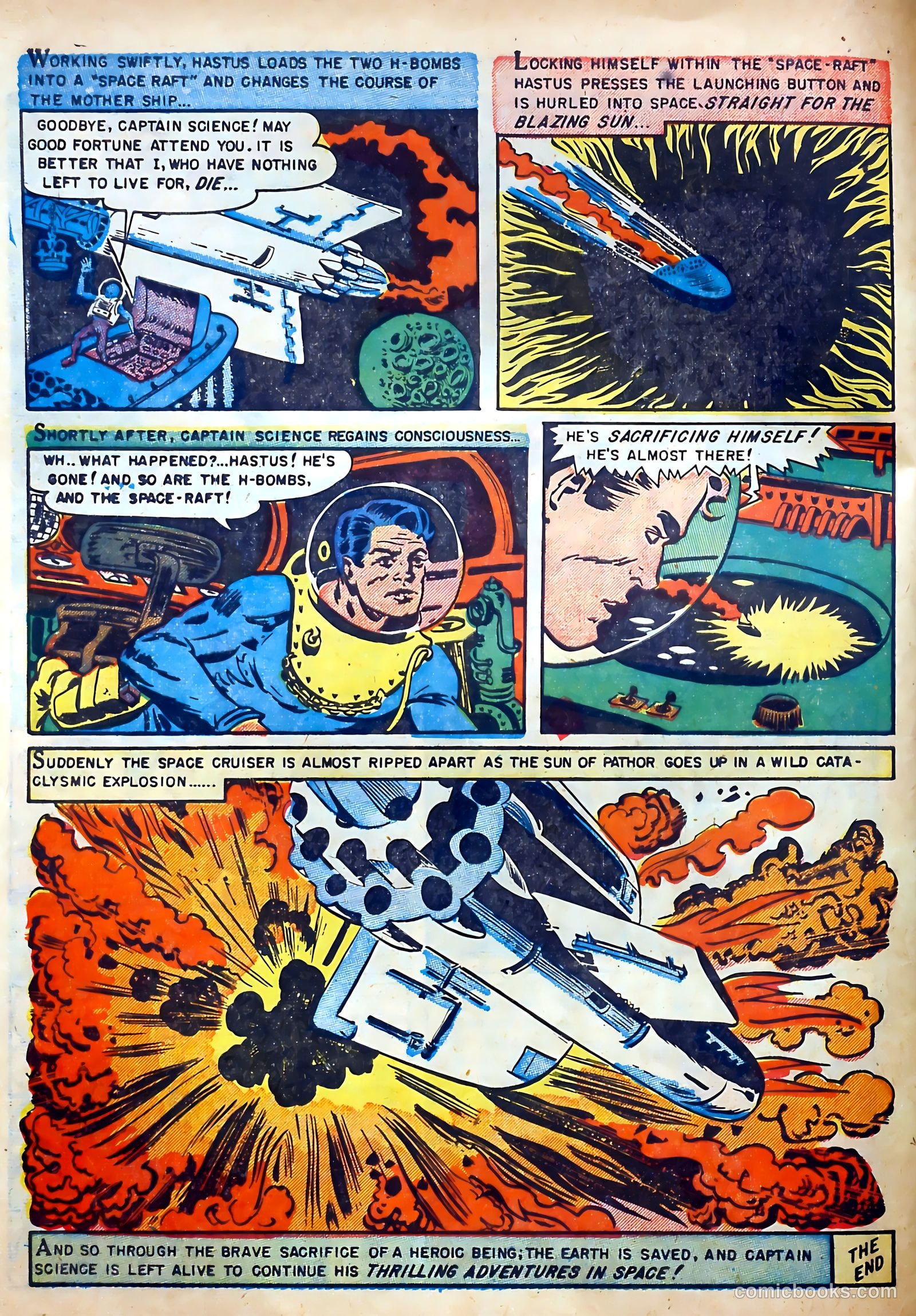 Captain Science #6 (1951) — page 10 of 36