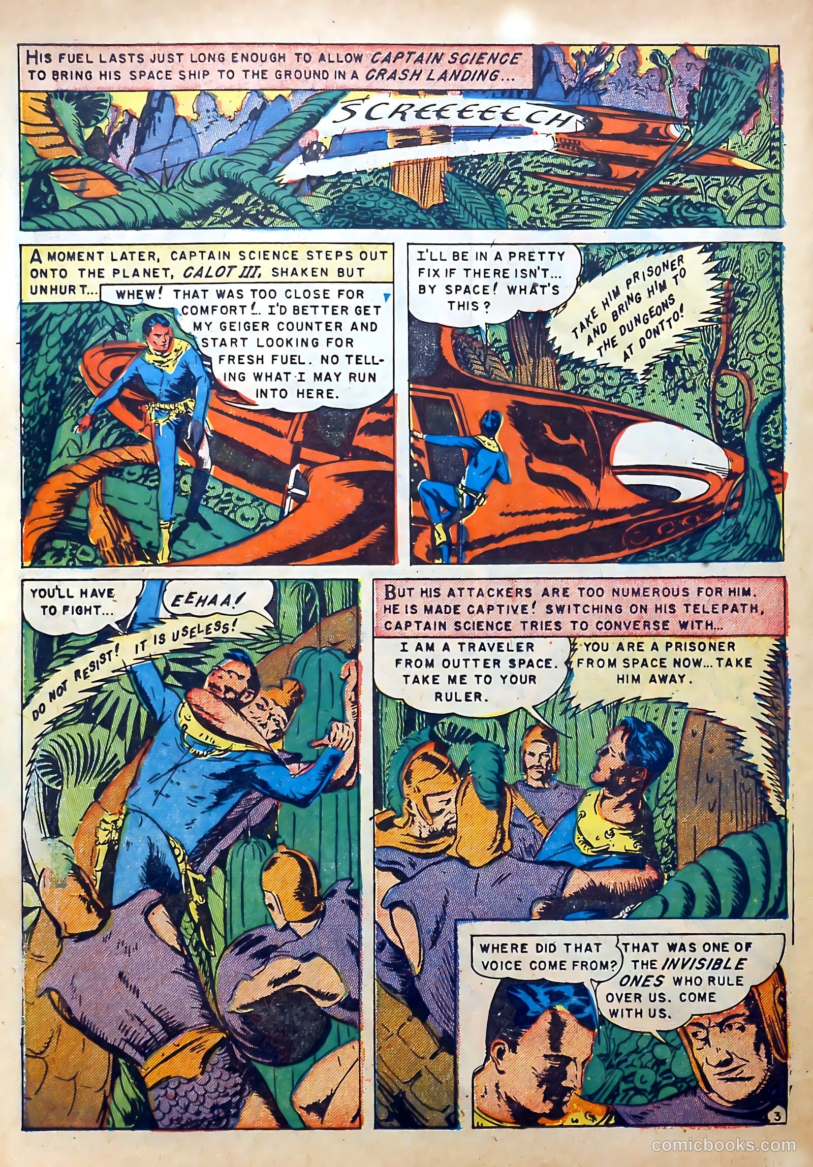 Captain Science #6 (1951) — page 22 of 36