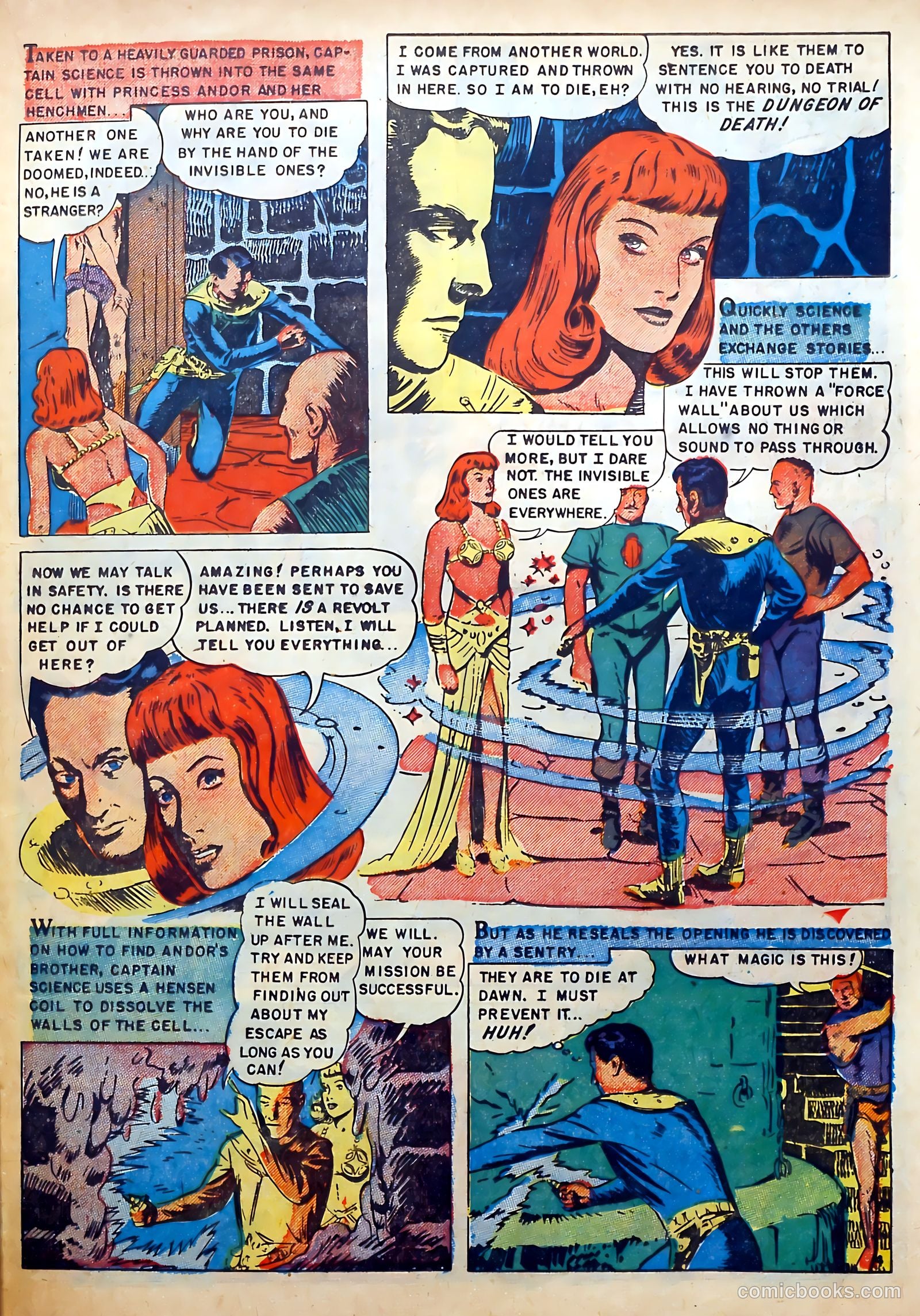 Captain Science #6 (1951) — page 23 of 36