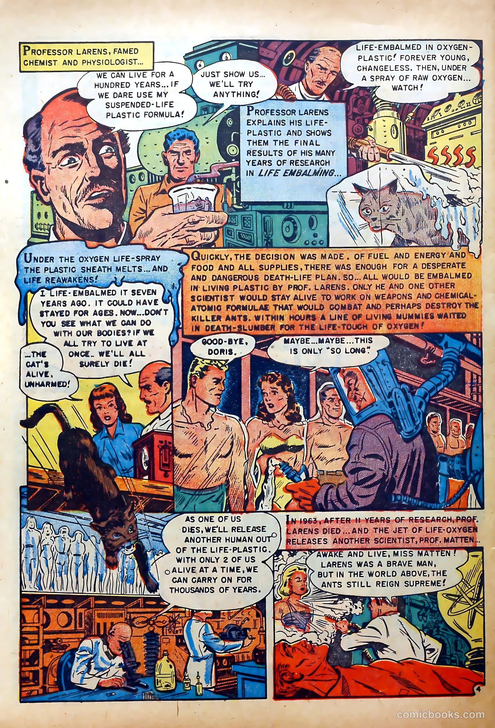 Captain Science #6 (1951) — page 30 of 36