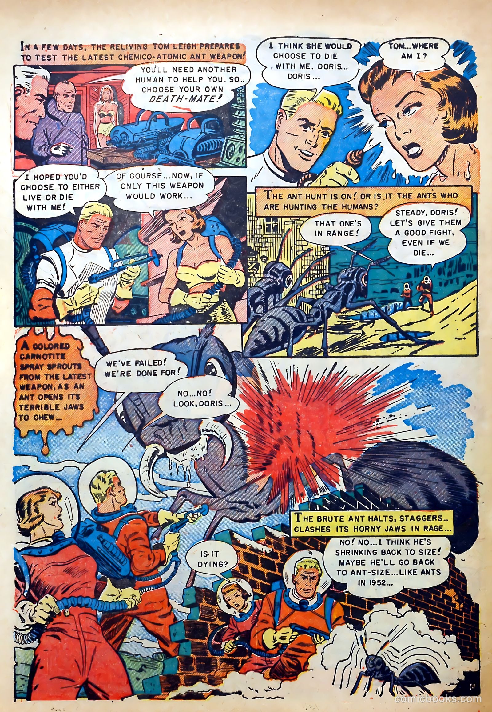 Captain Science #6 (1951) — page 32 of 36