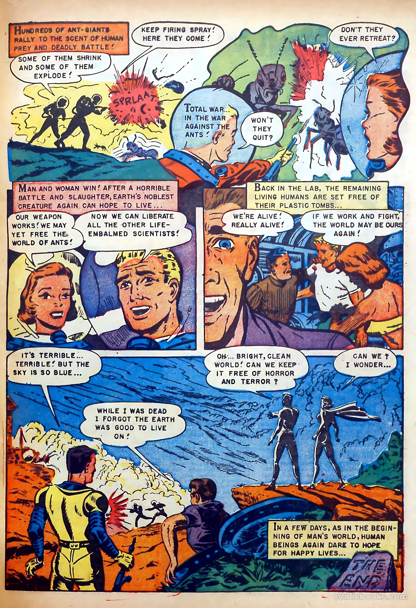 Captain Science #6 (1951) — page 33 of 36