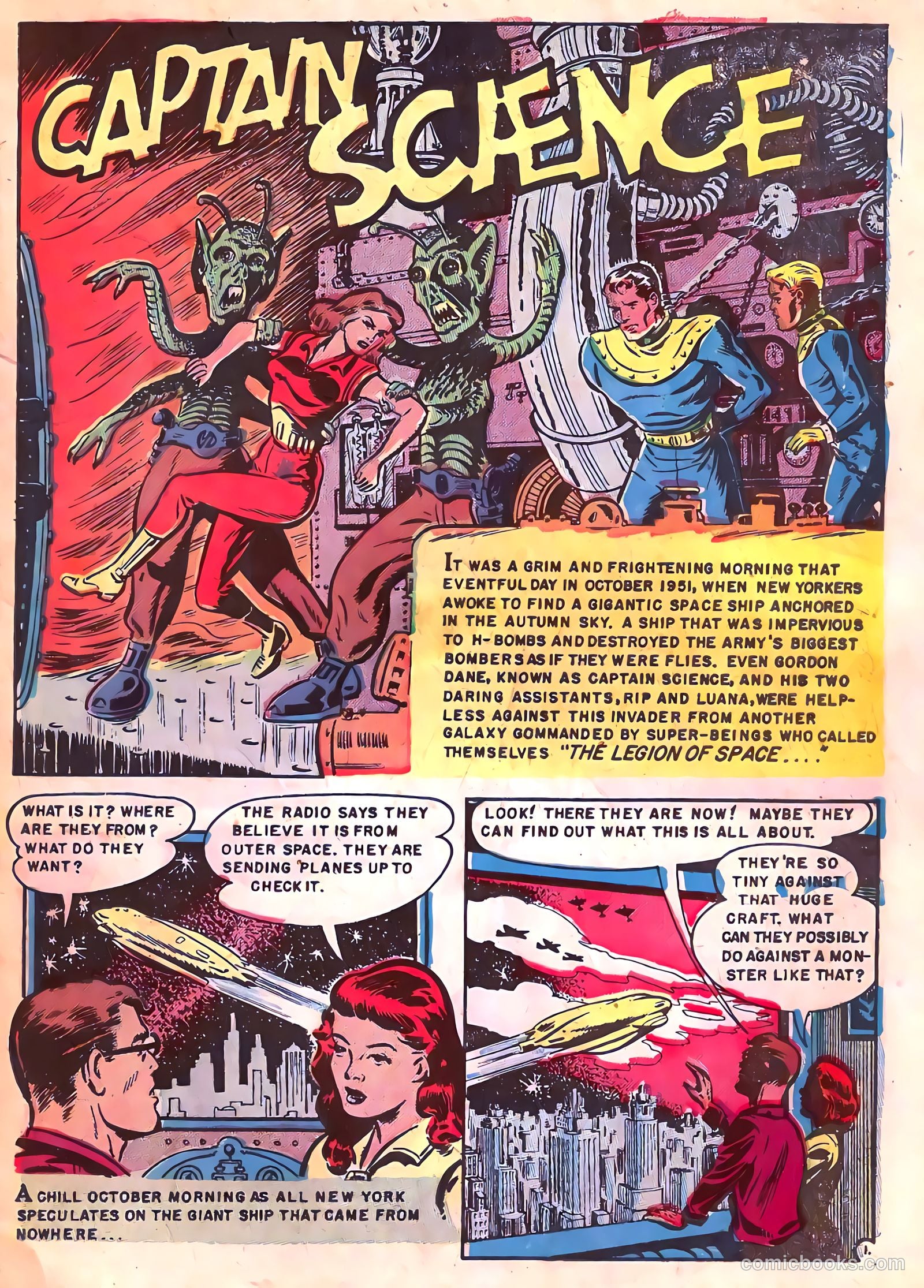 Captain Science #7 (1951) — page 3 of 36