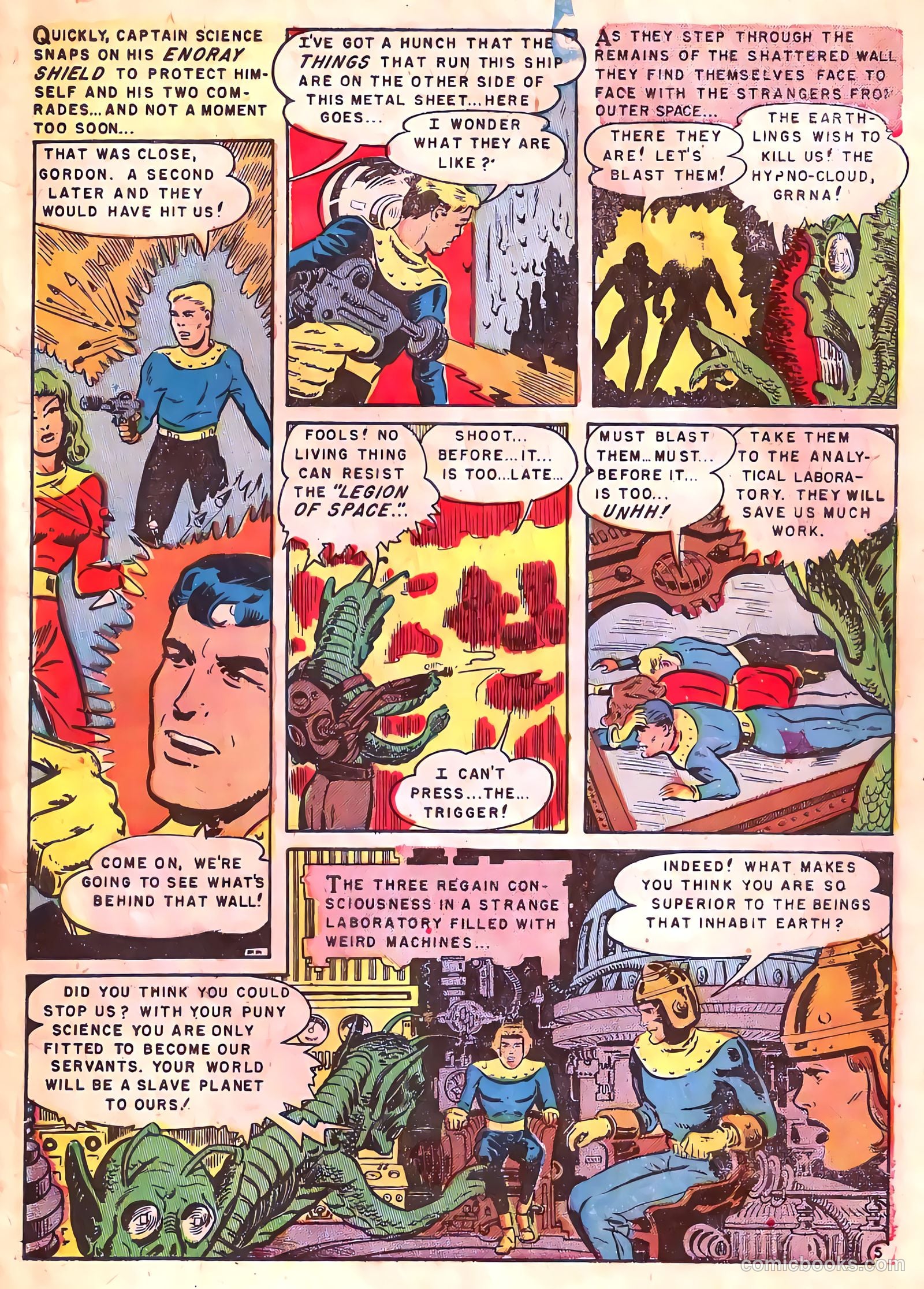 Captain Science #7 (1951) — page 7 of 36