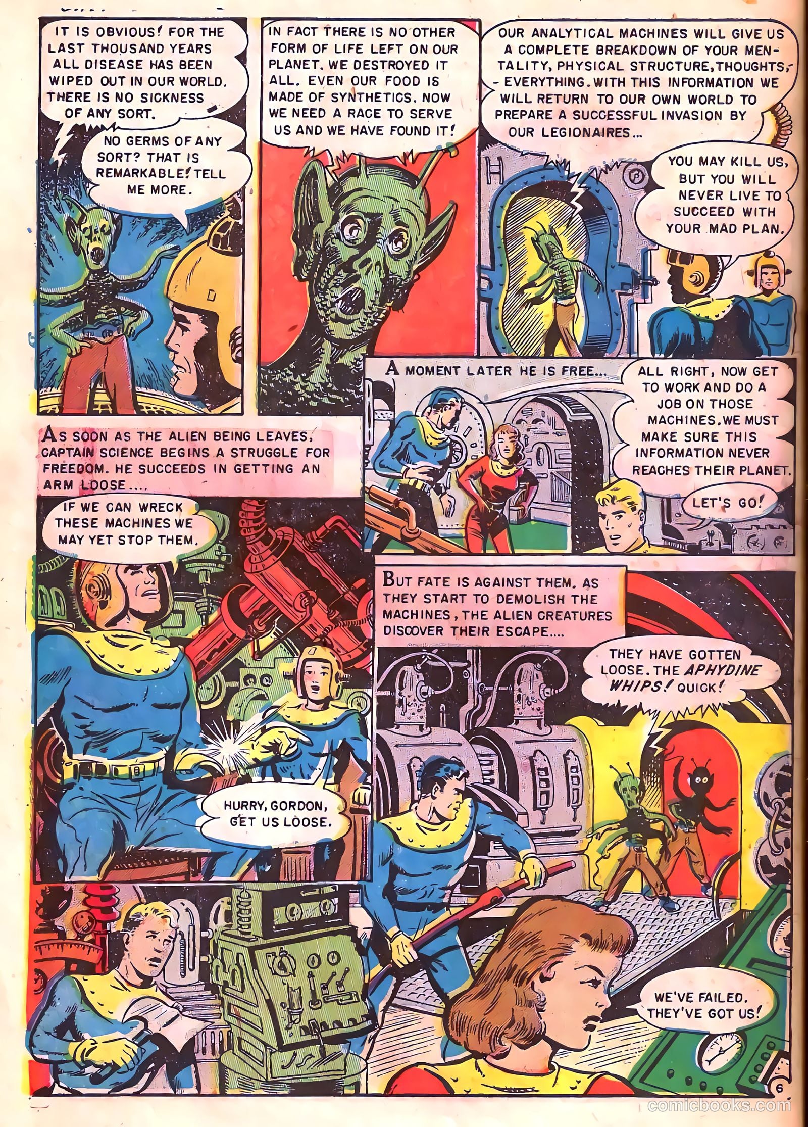 Captain Science #7 (1951) — page 8 of 36