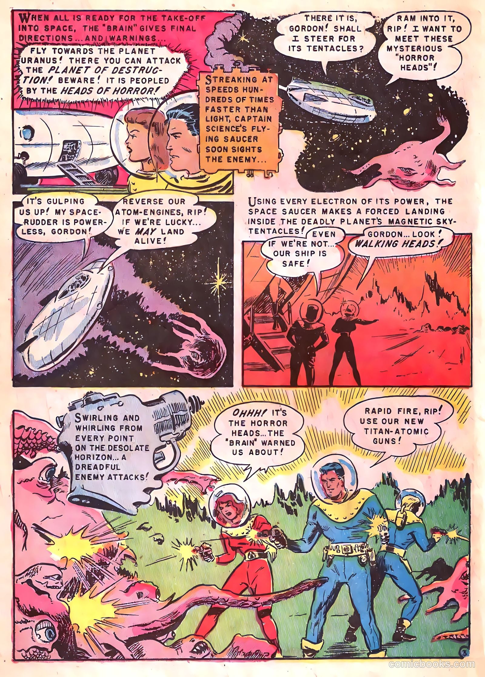 Captain Science #7 (1951) — page 22 of 36