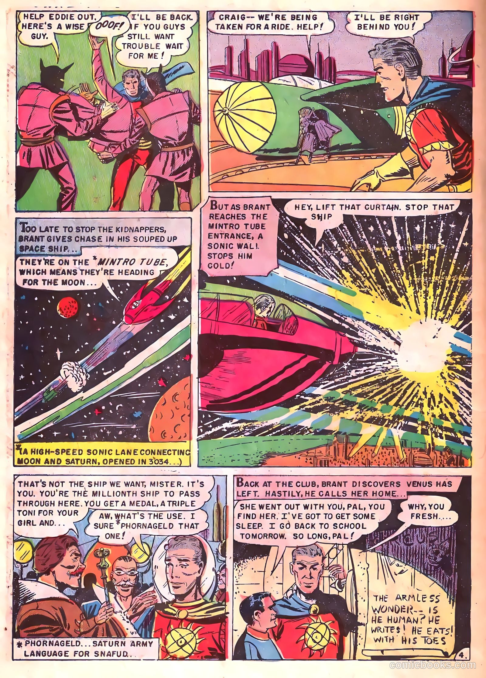 Captain Science #7 (1951) — page 30 of 36