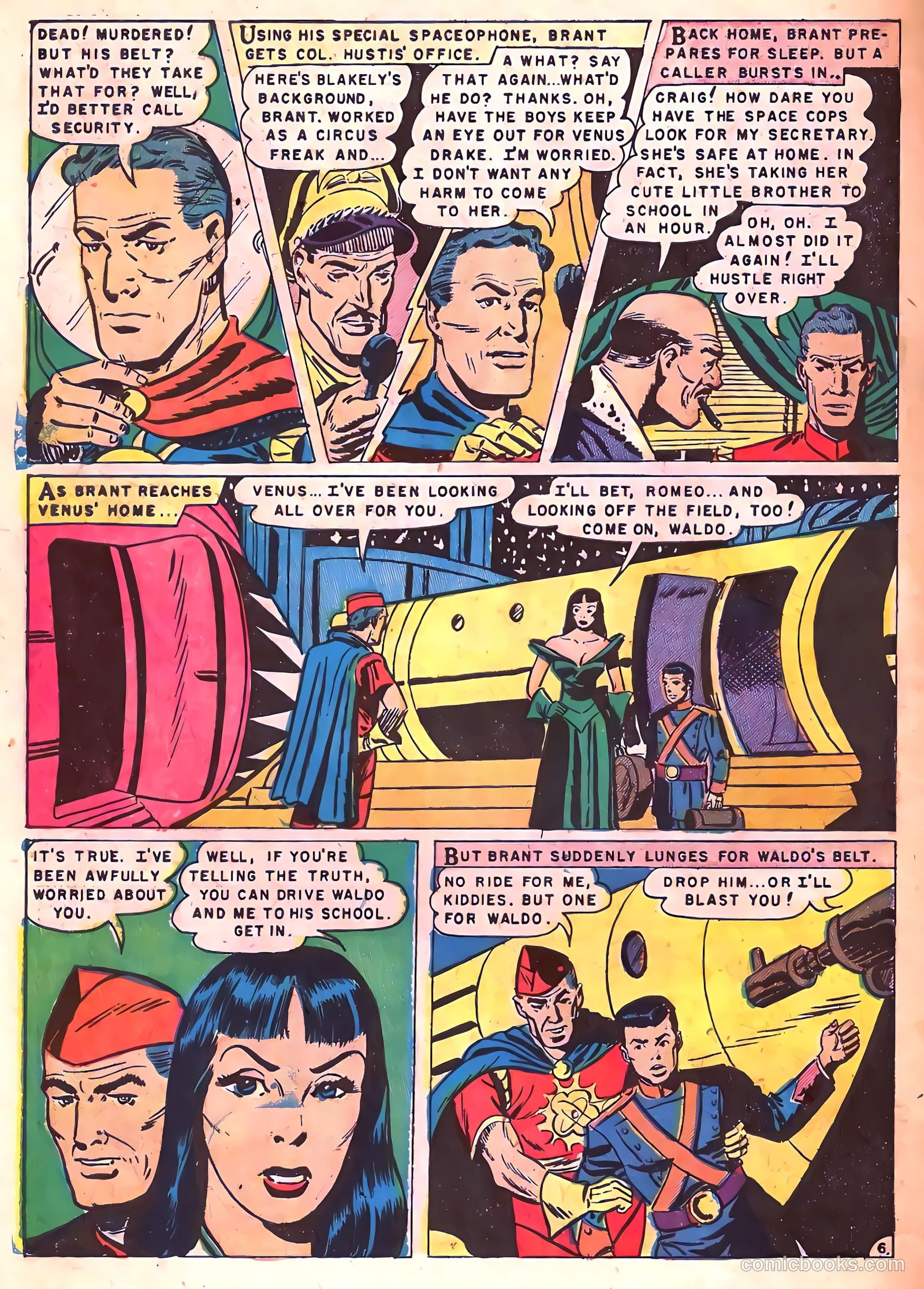 Captain Science #7 (1951) — page 32 of 36