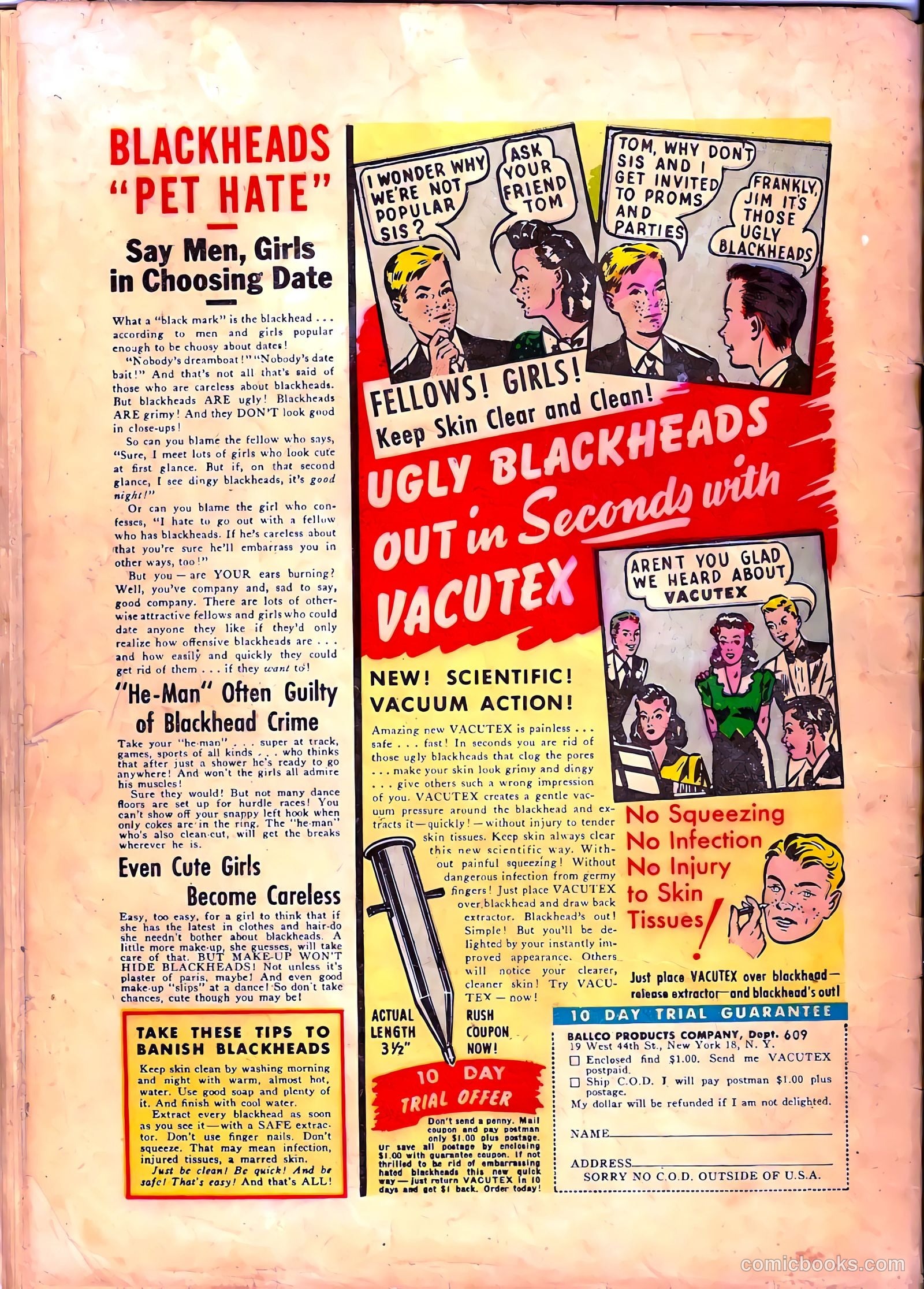 Captain Science #7 (1951) — page 36 of 36