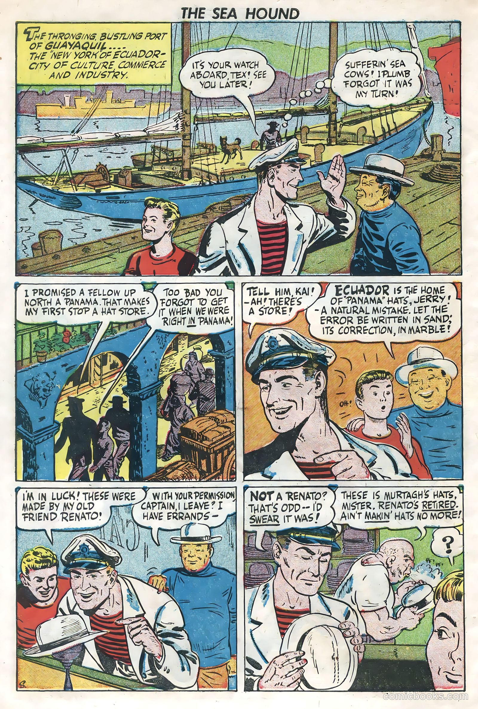 Captain Silver's Log of the Sea Hound #3 (1949) — page 6 of 35