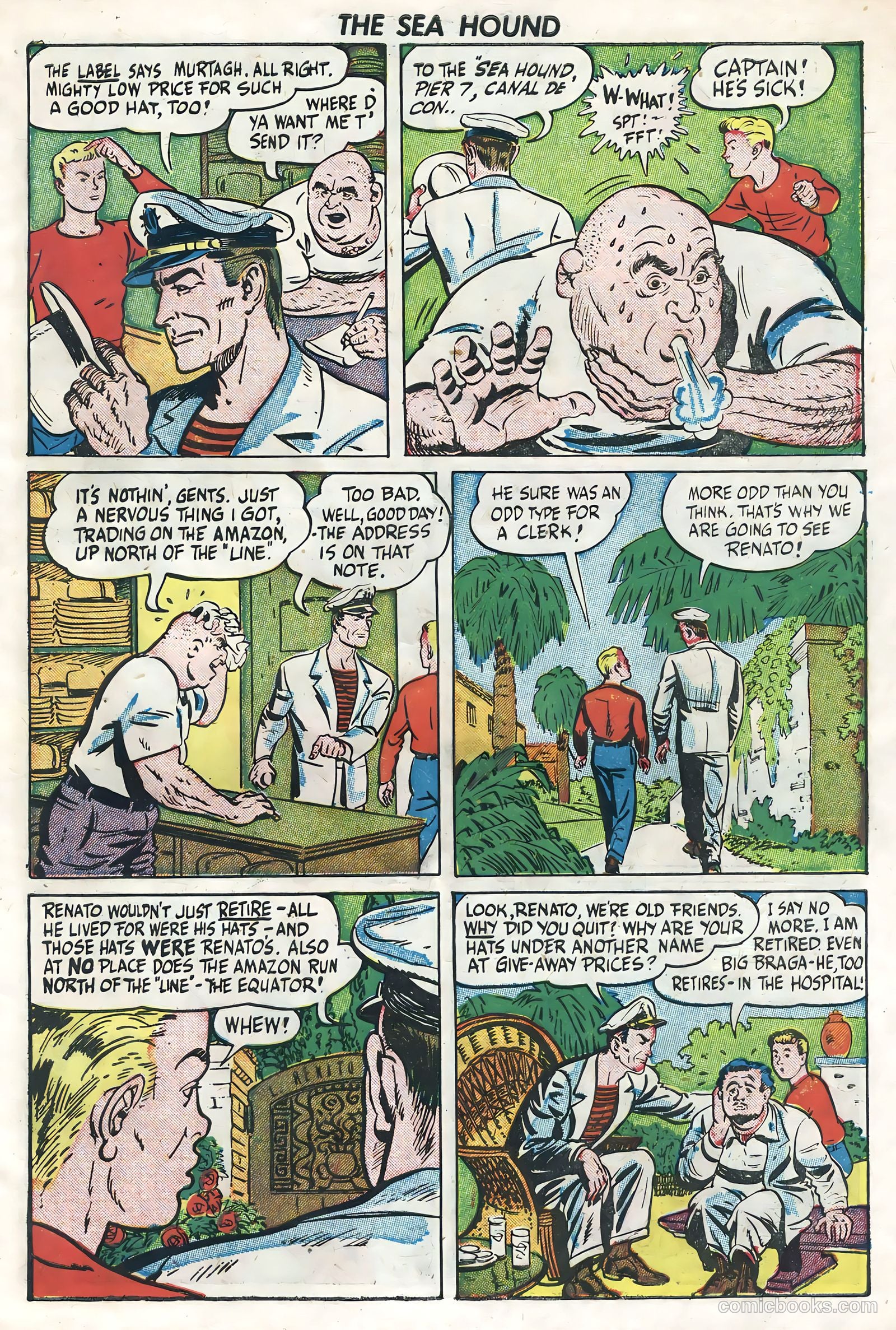 Captain Silver's Log of the Sea Hound #3 (1949) — page 7 of 35