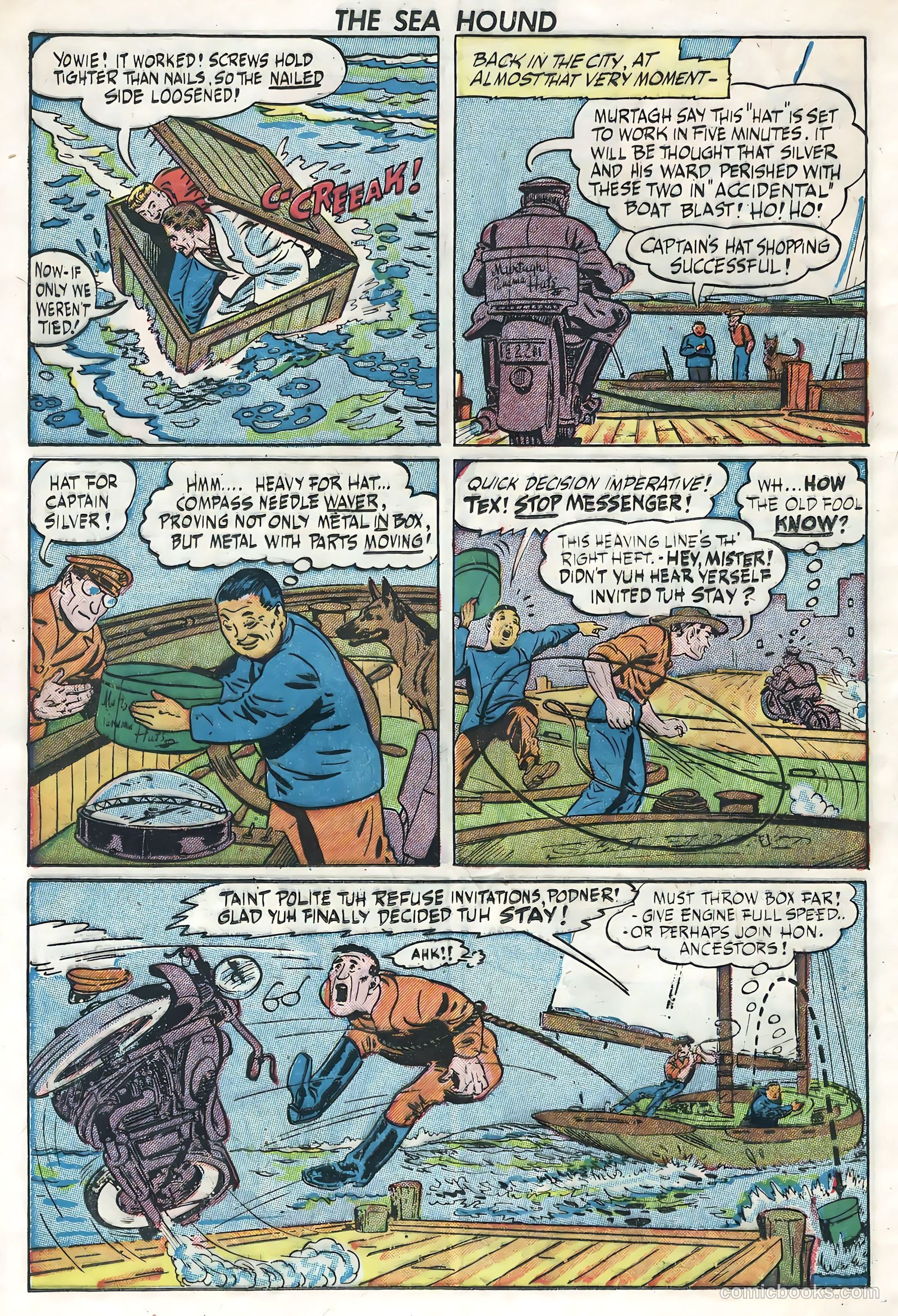 Captain Silver's Log of the Sea Hound #3 (1949) — page 12 of 35