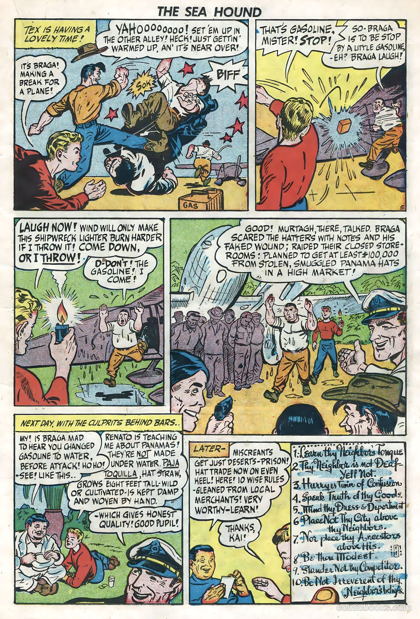 Captain Silver's Log of the Sea Hound #3 (1949) — page 15 of 35