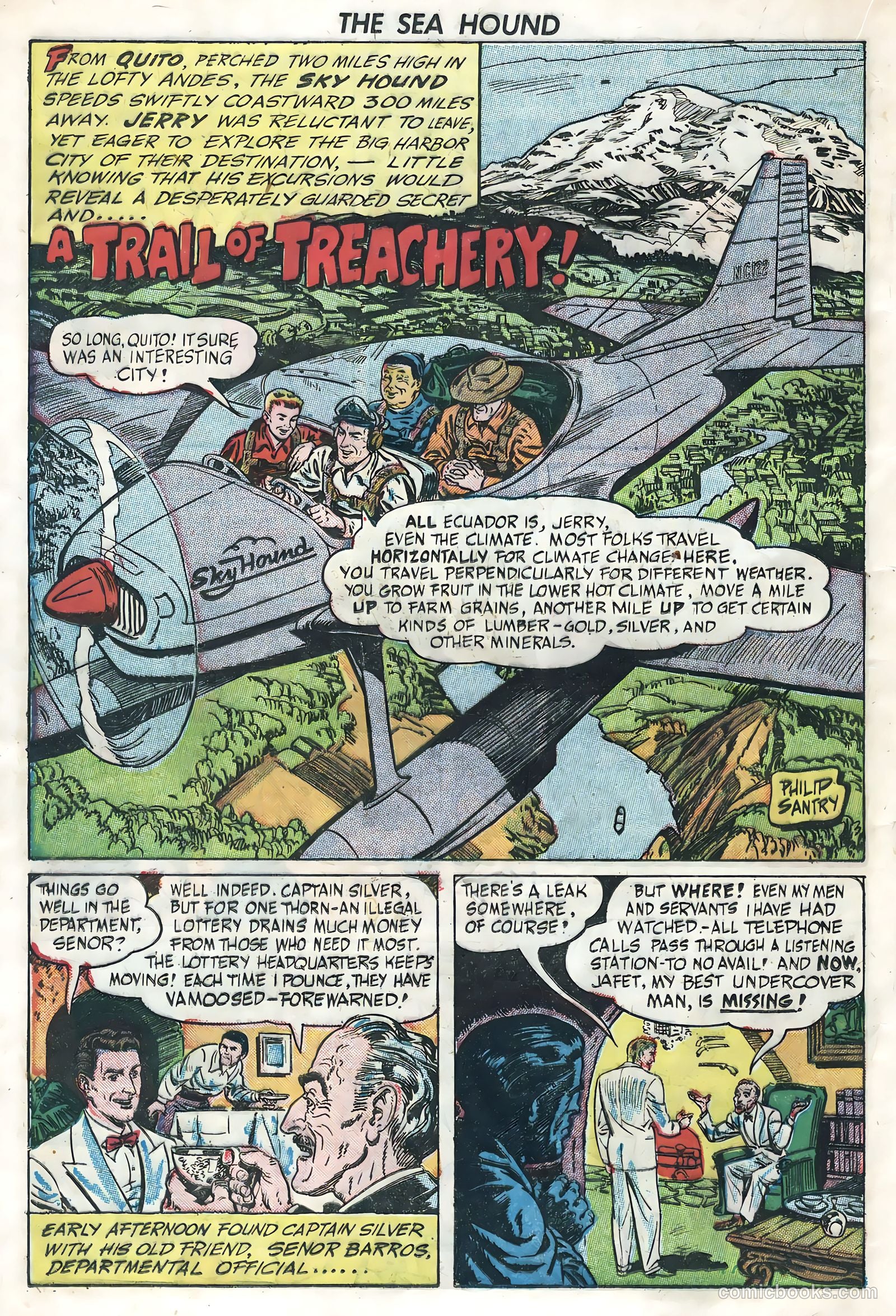 Captain Silver's Log of the Sea Hound #3 (1949) — page 16 of 35