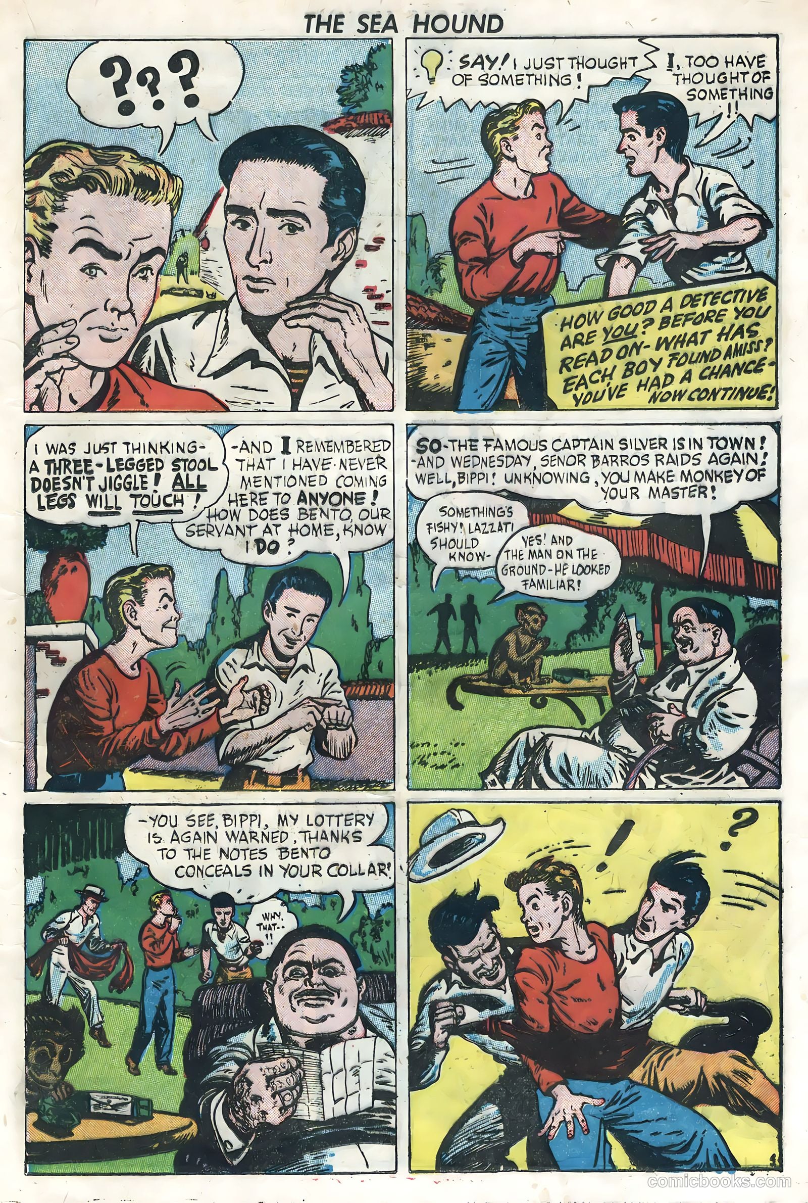 Captain Silver's Log of the Sea Hound #3 (1949) — page 20 of 35