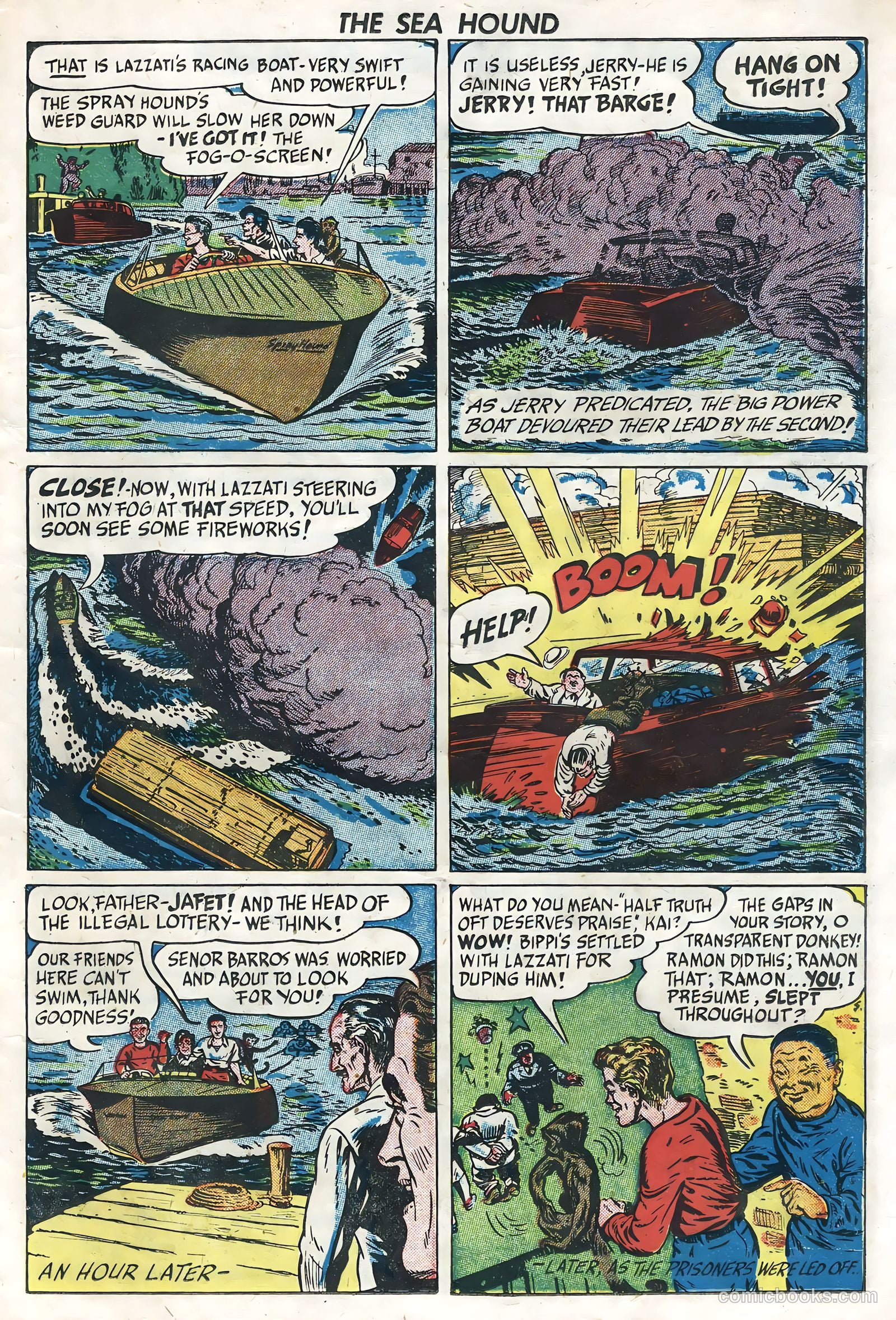 Captain Silver's Log of the Sea Hound #3 (1949) — page 22 of 35