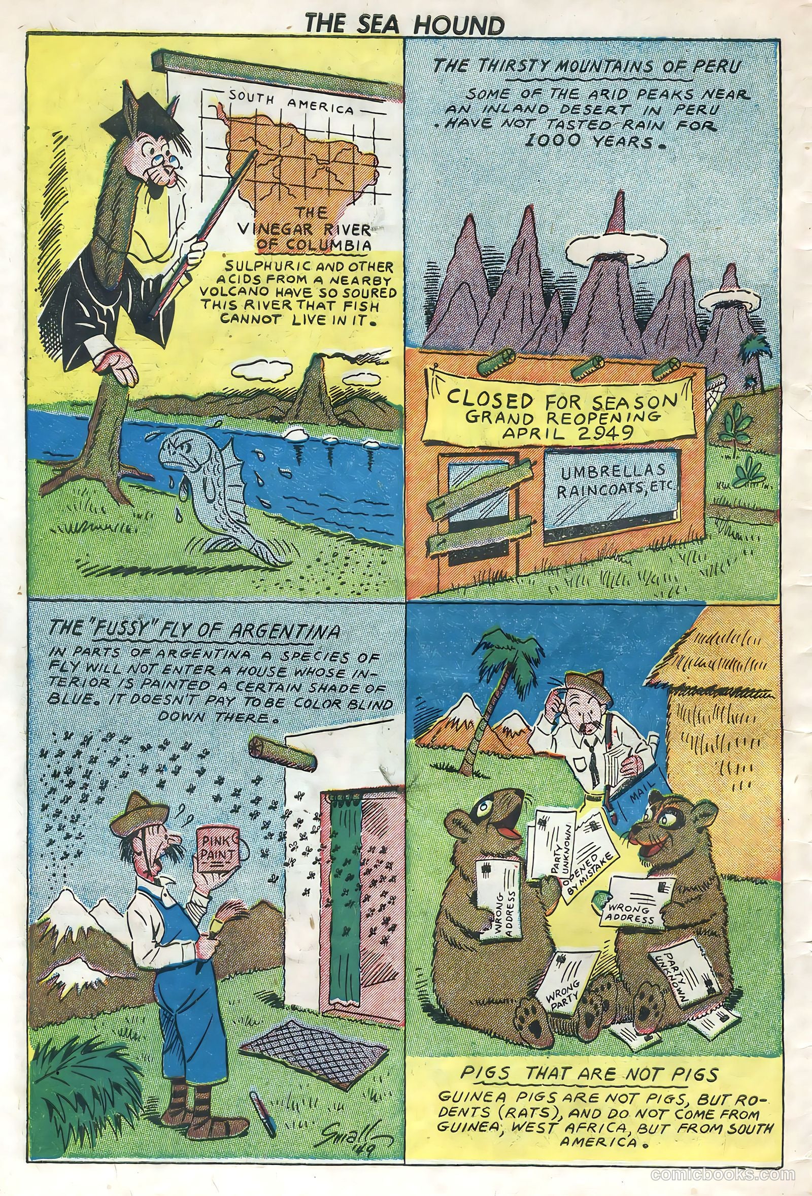 Captain Silver's Log of the Sea Hound #3 (1949) — page 33 of 35
