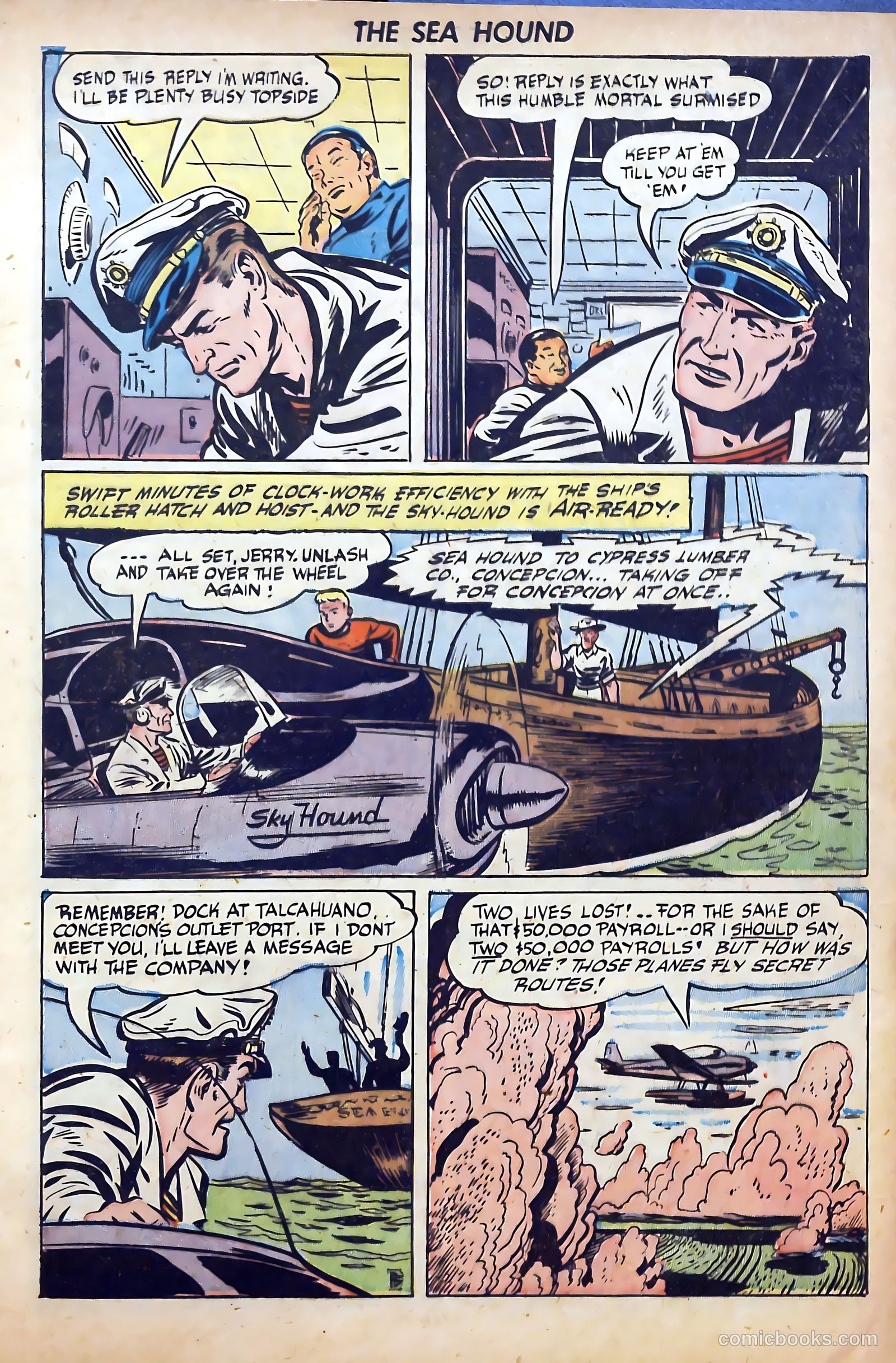 Captain Silver's Log of the Sea Hound #4 (1949) — page 5 of 35