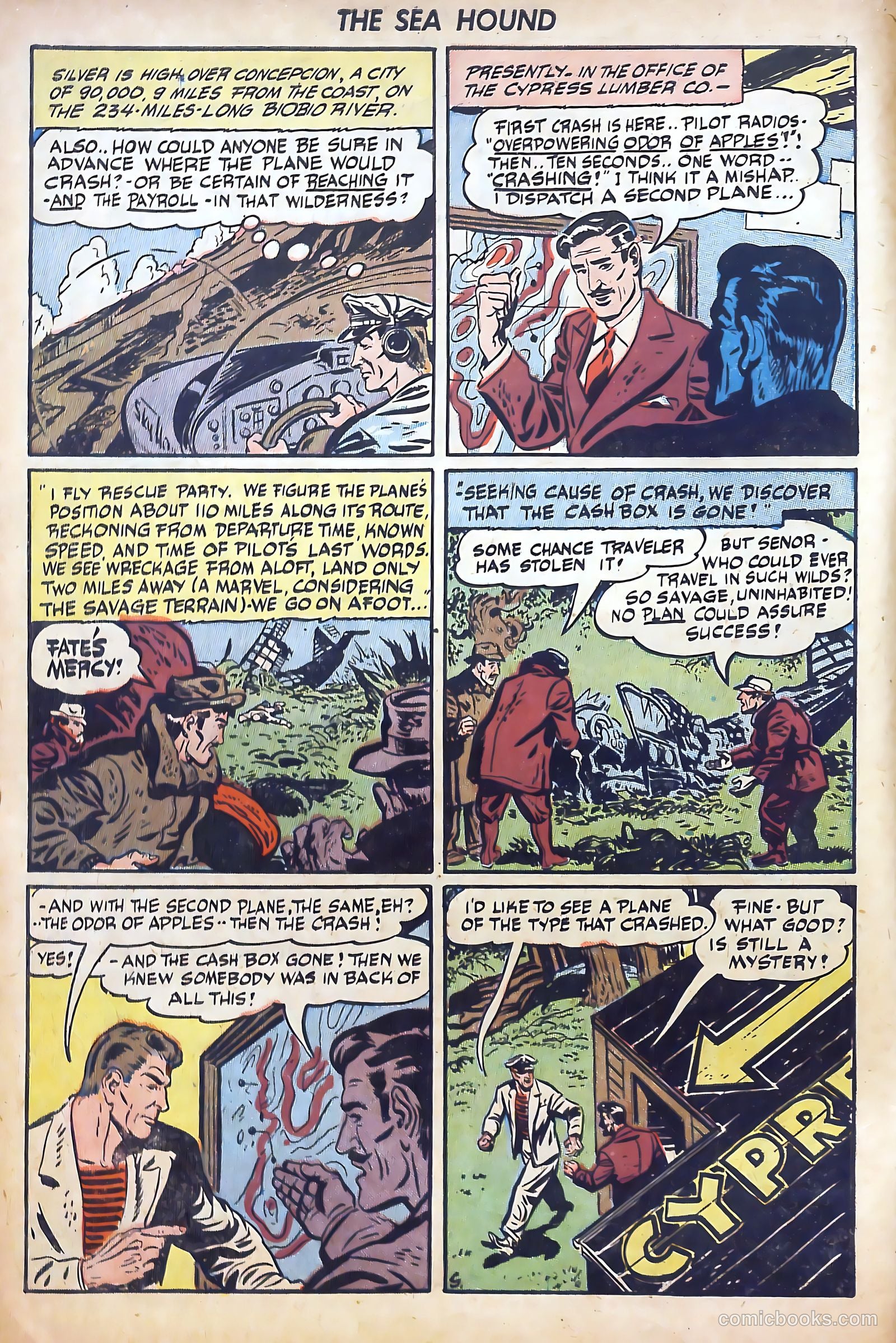 Captain Silver's Log of the Sea Hound #4 (1949) — page 6 of 35