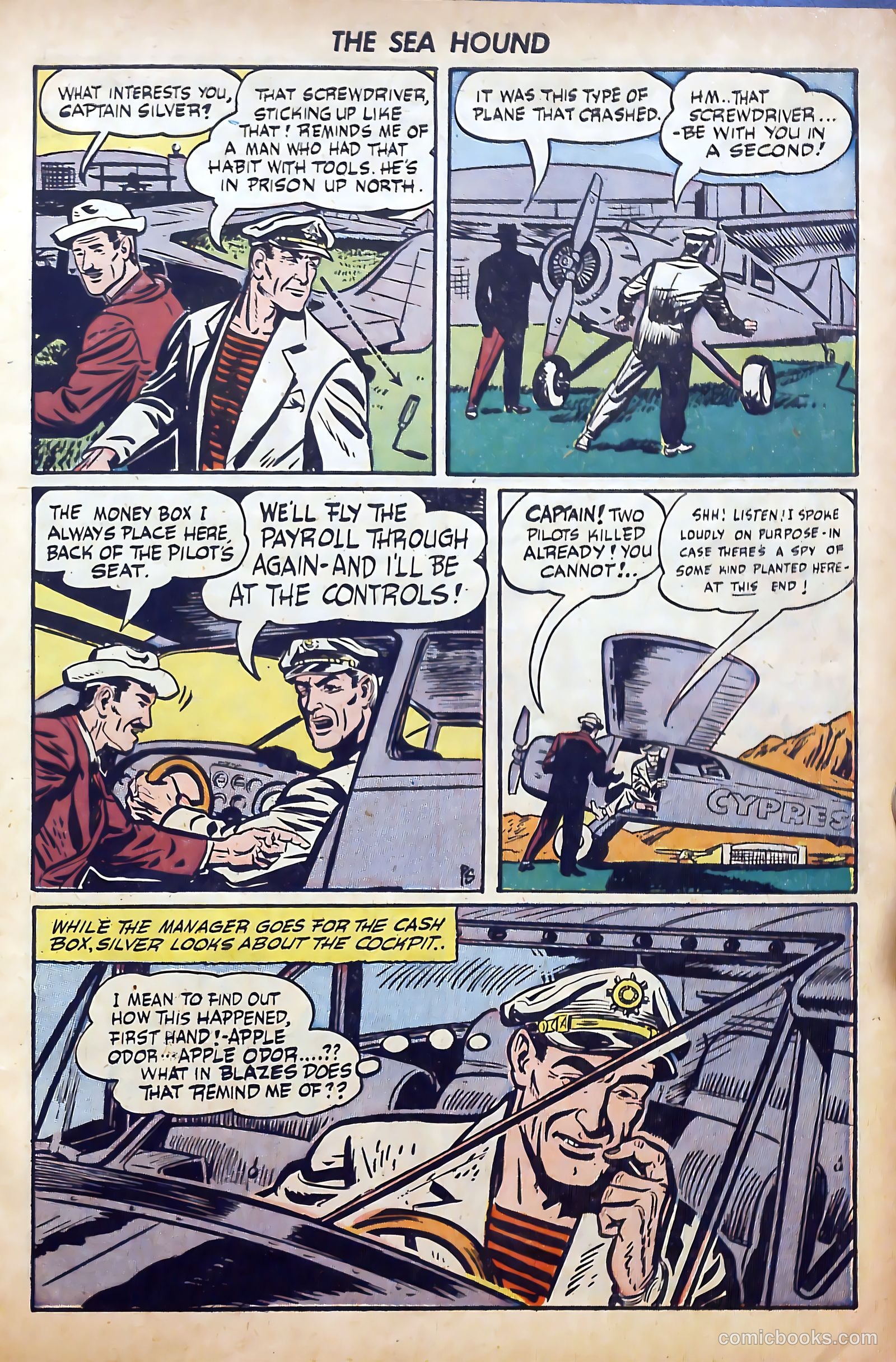 Captain Silver's Log of the Sea Hound #4 (1949) — page 7 of 35