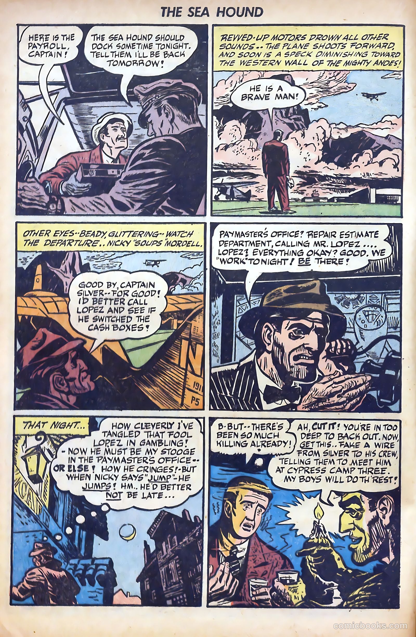 Captain Silver's Log of the Sea Hound #4 (1949) — page 8 of 35