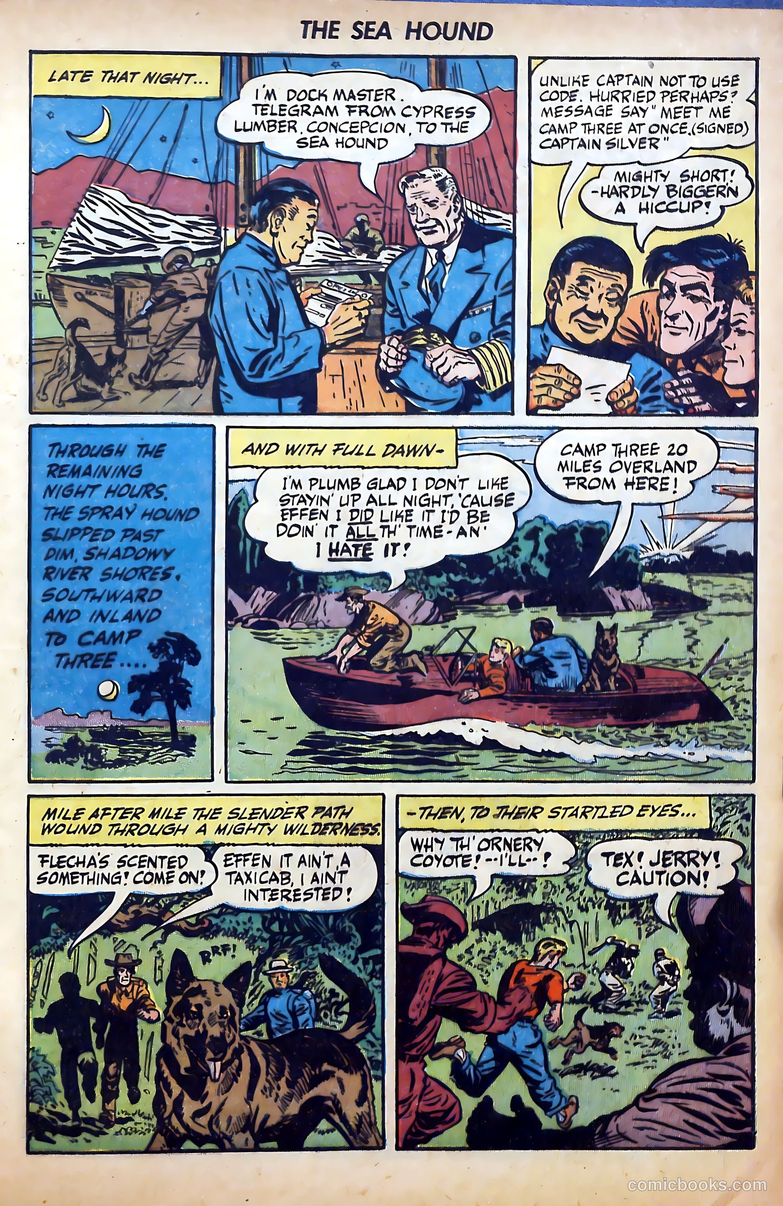 Captain Silver's Log of the Sea Hound #4 (1949) — page 9 of 35