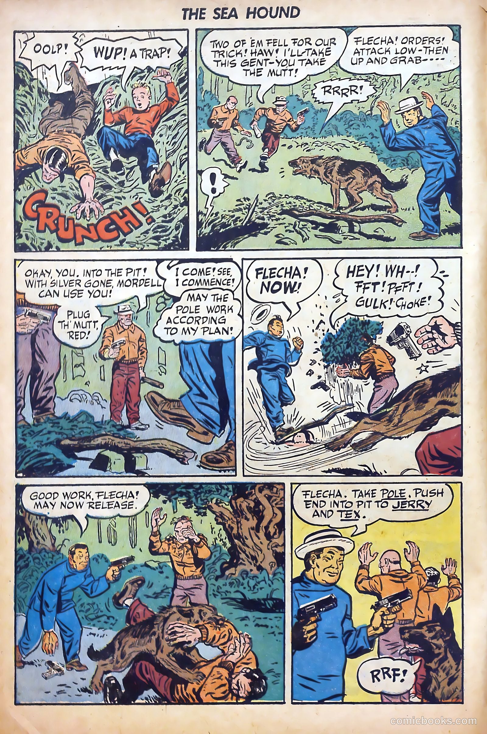 Captain Silver's Log of the Sea Hound #4 (1949) — page 10 of 35