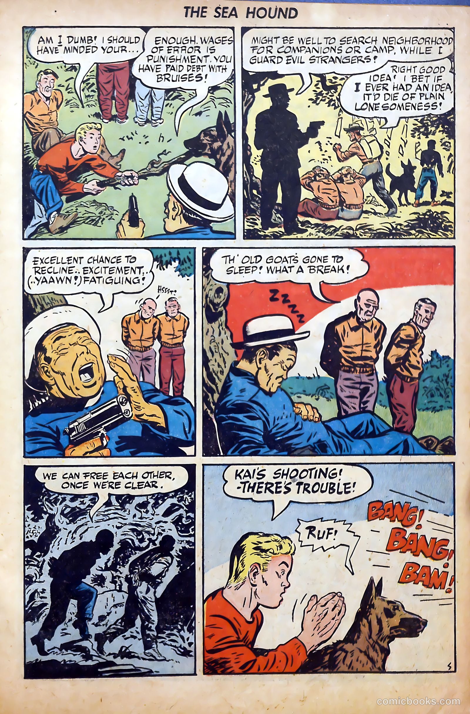 Captain Silver's Log of the Sea Hound #4 (1949) — page 11 of 35