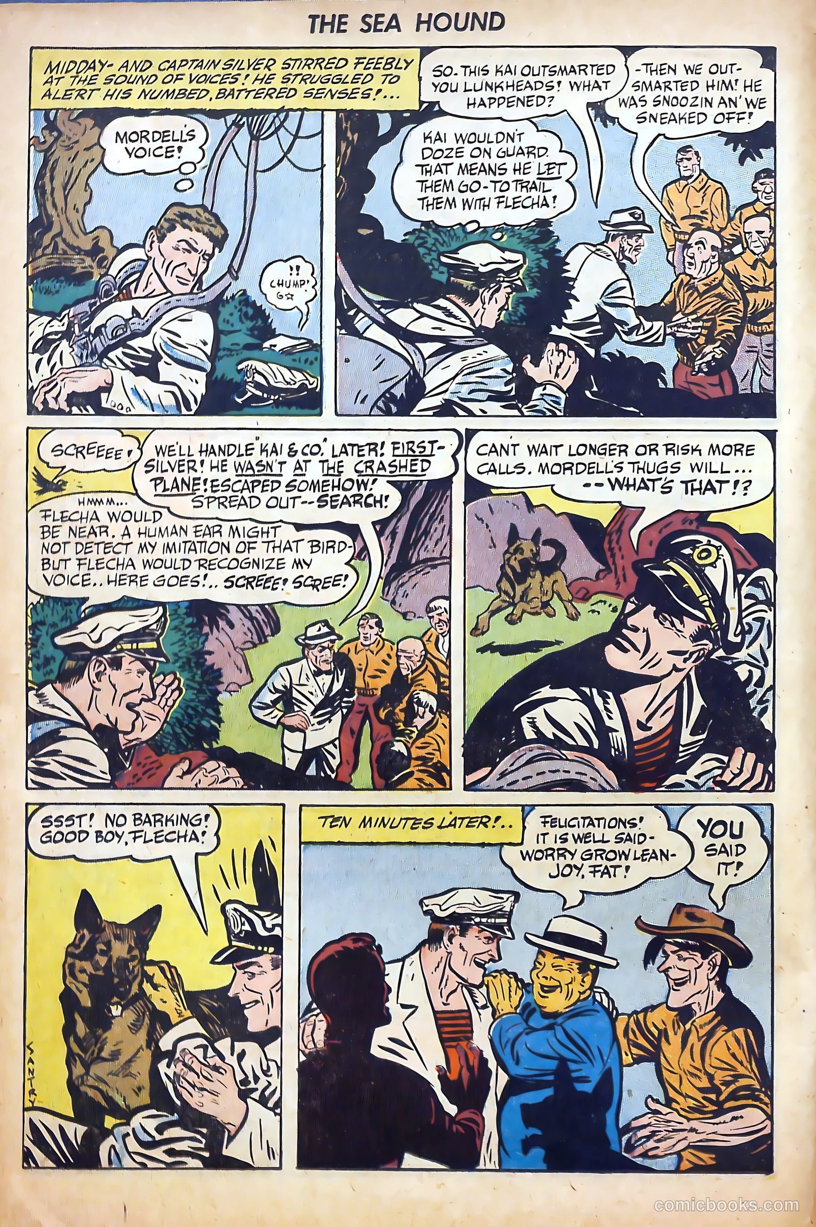 Captain Silver's Log of the Sea Hound #4 (1949) — page 14 of 35