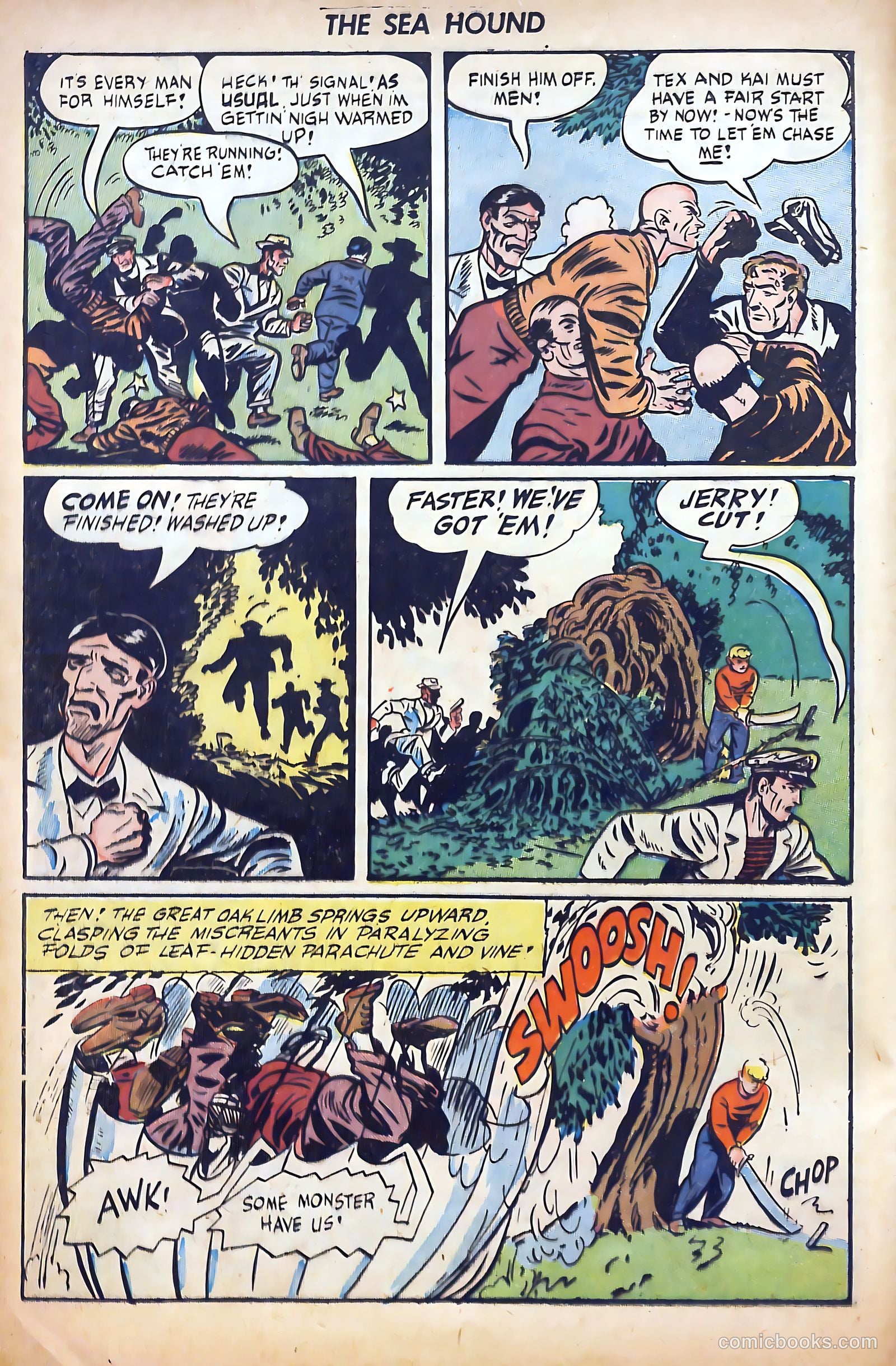 Captain Silver's Log of the Sea Hound #4 (1949) — page 16 of 35