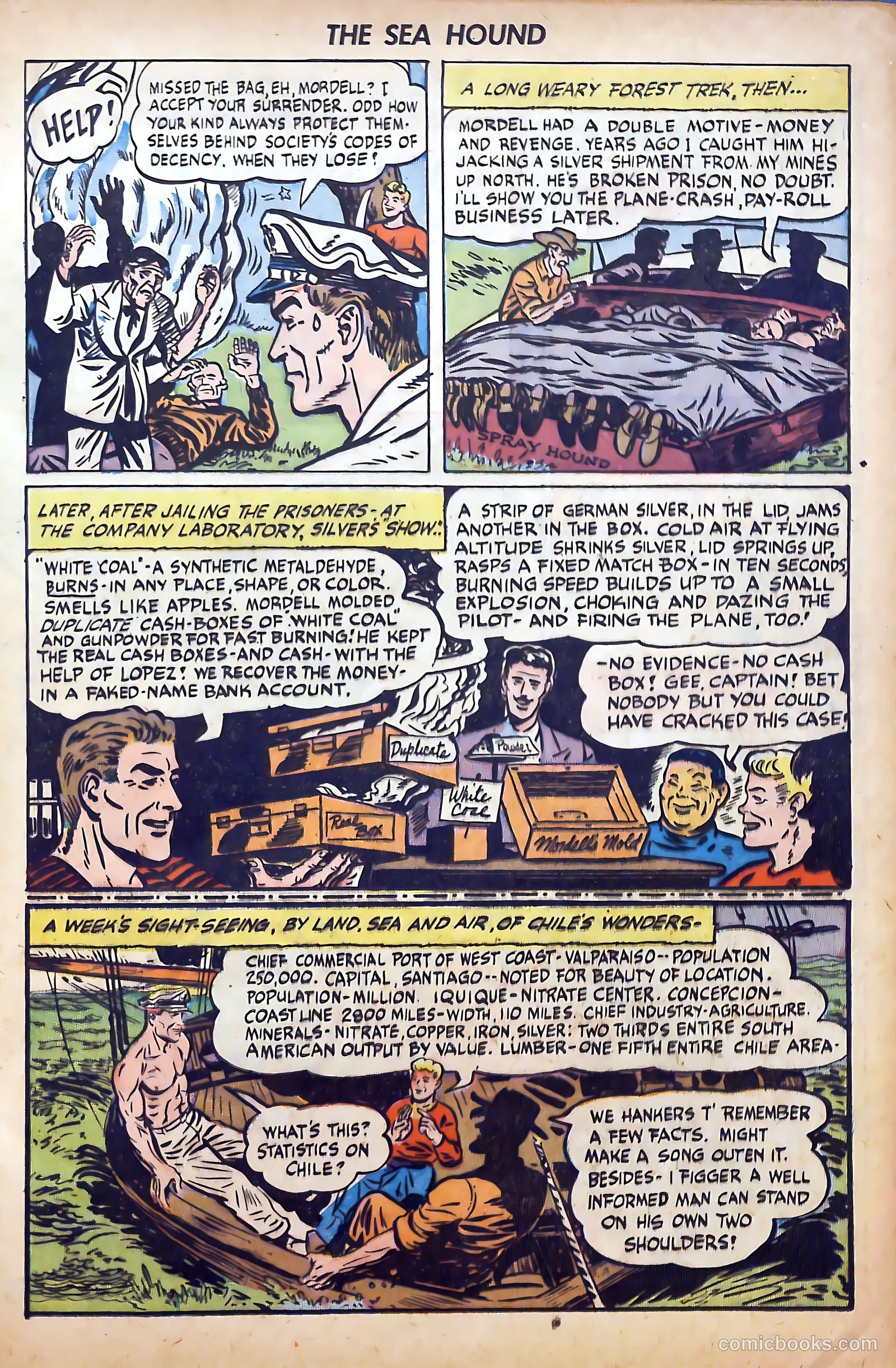 Captain Silver's Log of the Sea Hound #4 (1949) — page 17 of 35