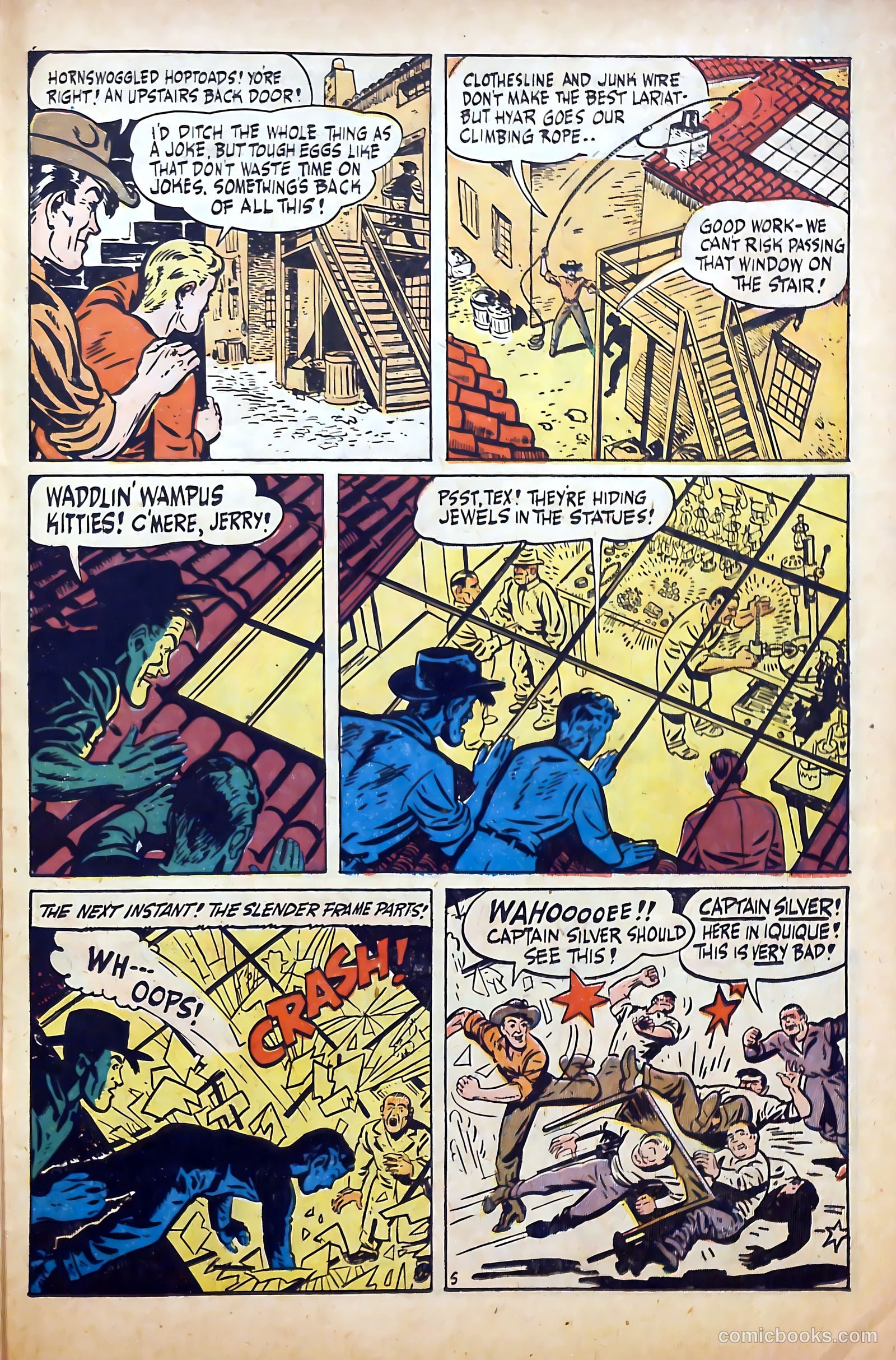 Captain Silver's Log of the Sea Hound #4 (1949) — page 22 of 35