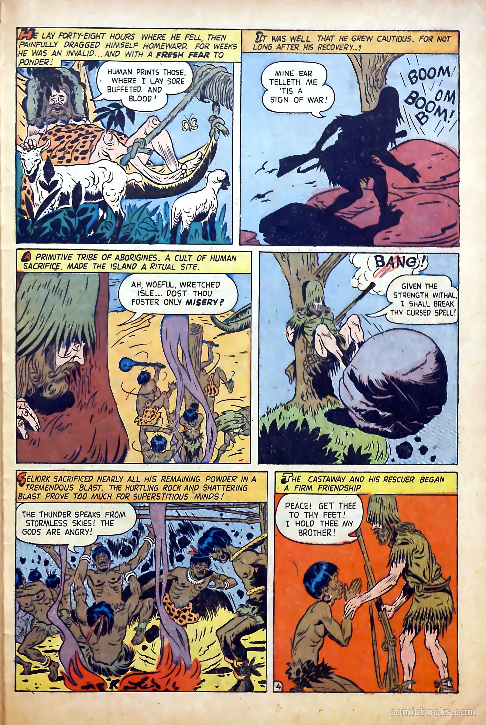 Captain Silver's Log of the Sea Hound #4 (1949) — page 30 of 35