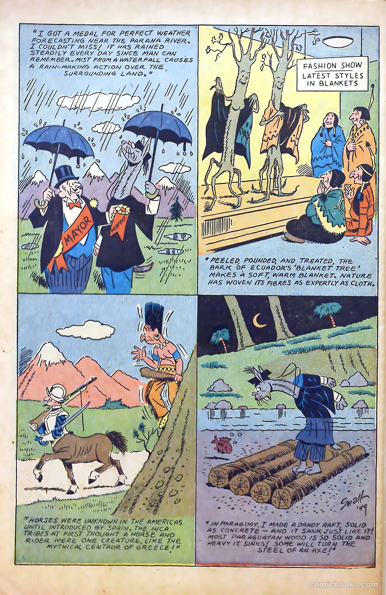 Captain Silver's Log of the Sea Hound #4 (1949) — page 33 of 35