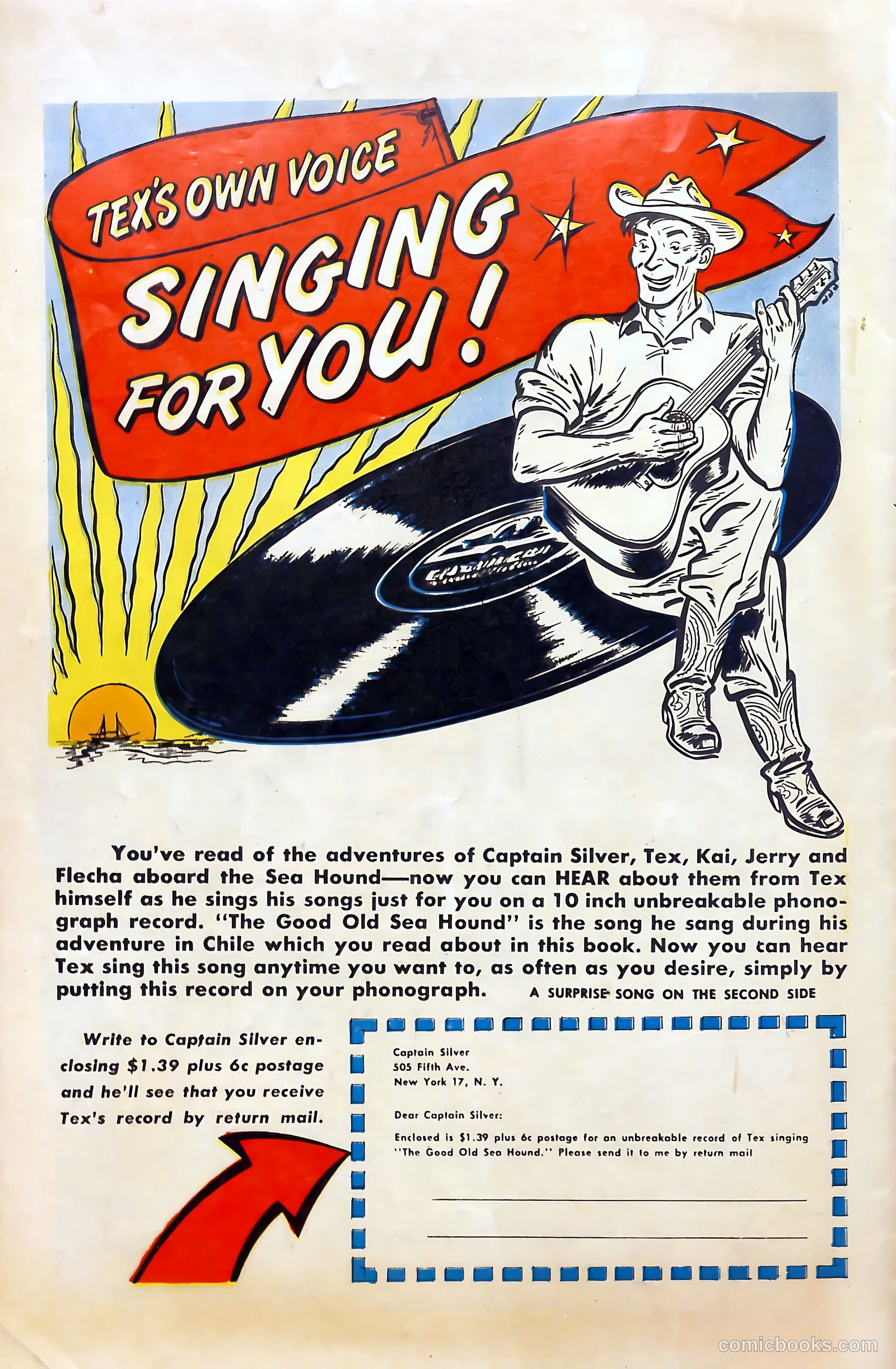 Captain Silver's Log of the Sea Hound #4 (1949) — page 35 of 35
