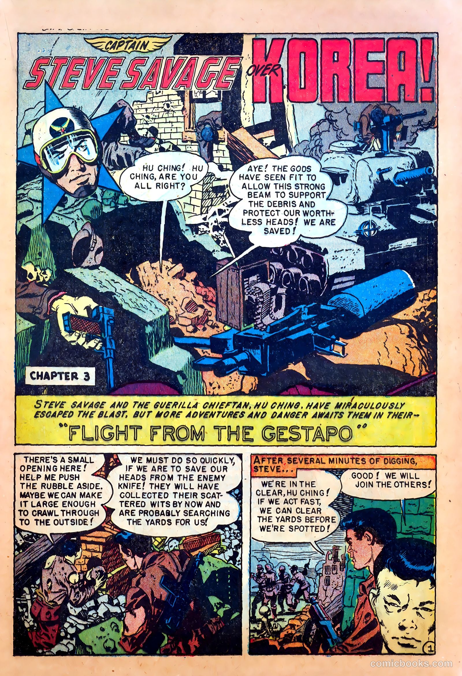 Captain Steve Savage #1 (1951) — page 17 of 36