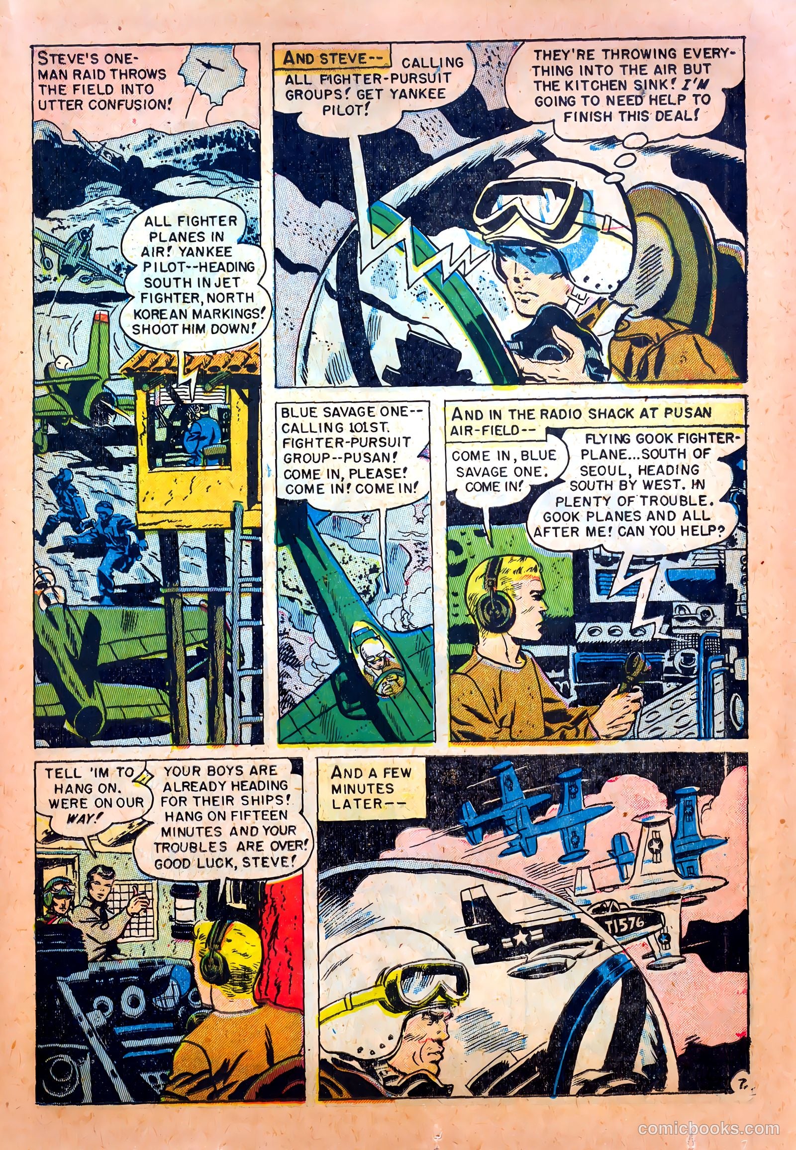 Captain Steve Savage #1 (1951) — page 23 of 36