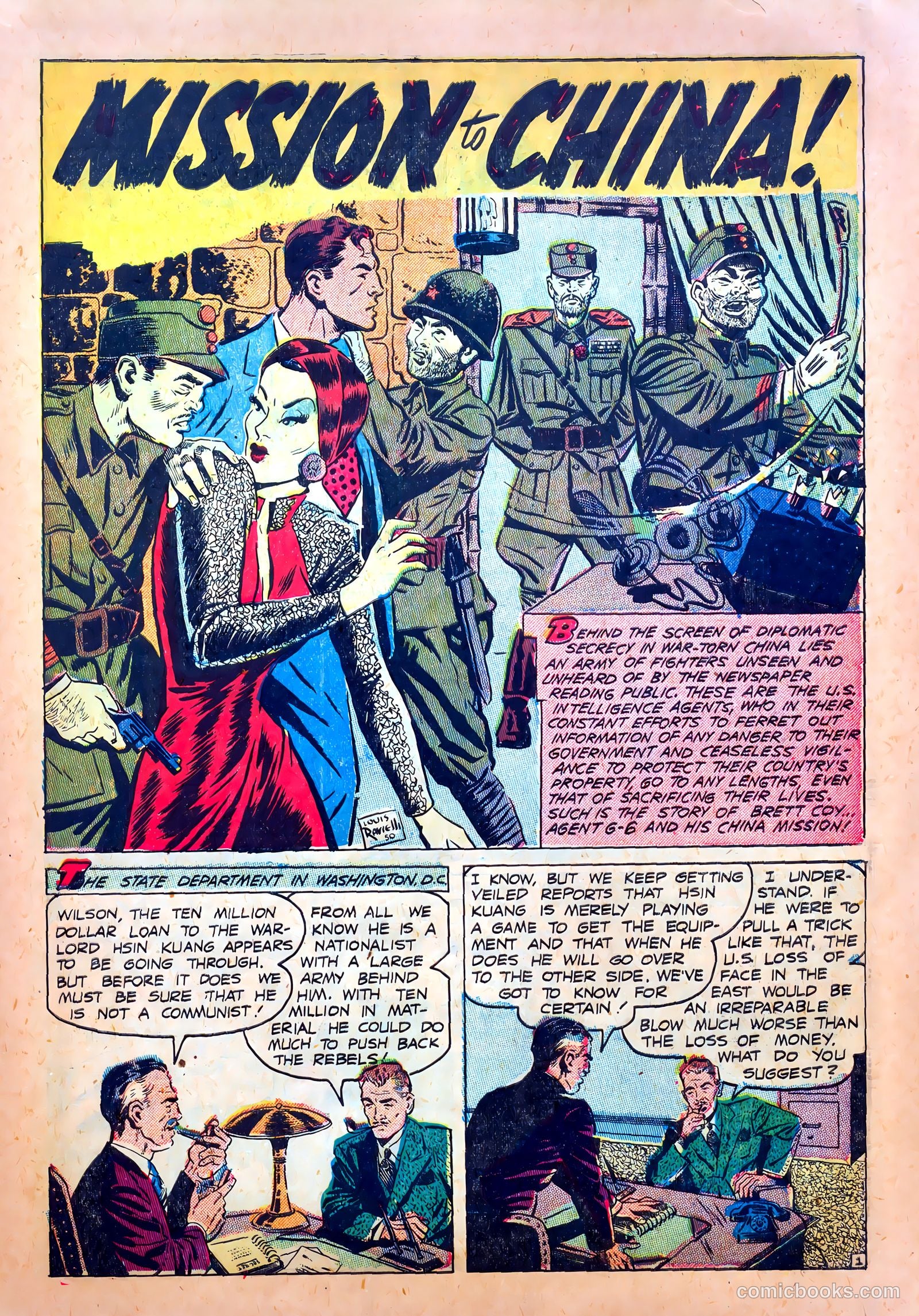 Captain Steve Savage #1 (1951) — page 27 of 36