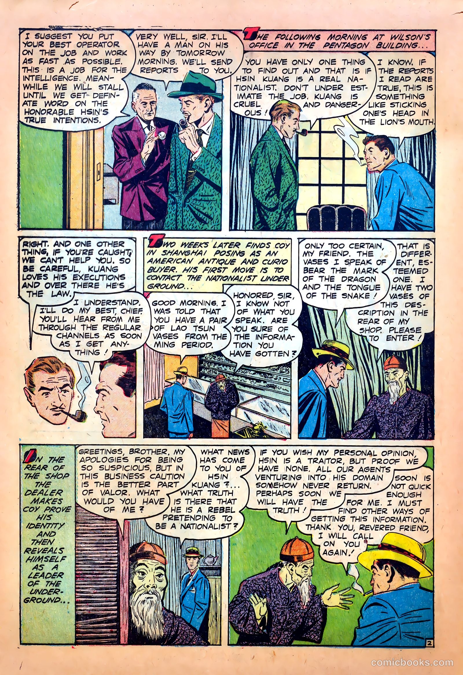 Captain Steve Savage #1 (1951) — page 28 of 36